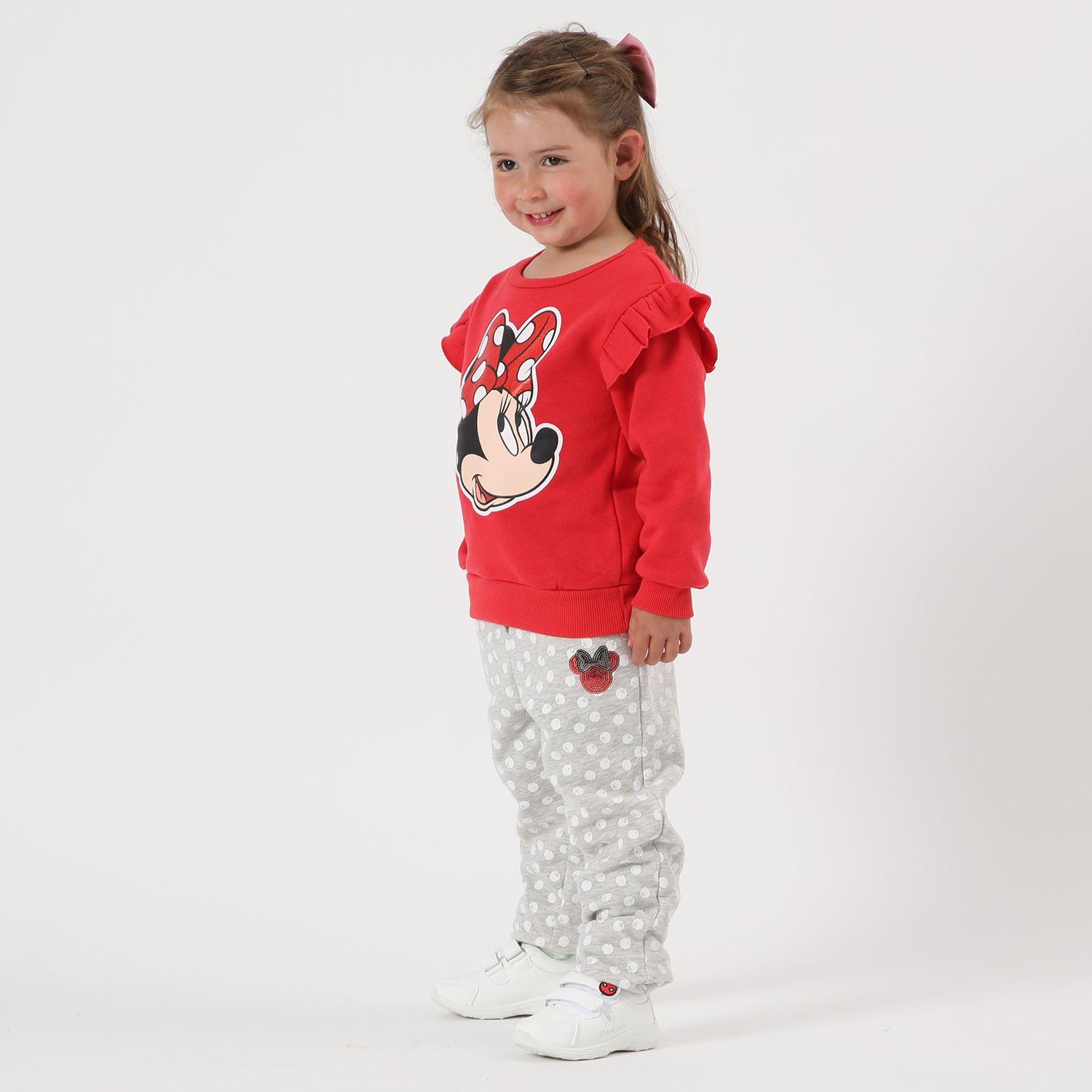 Buzo Niña Minnie Cara Rojo Disney-1