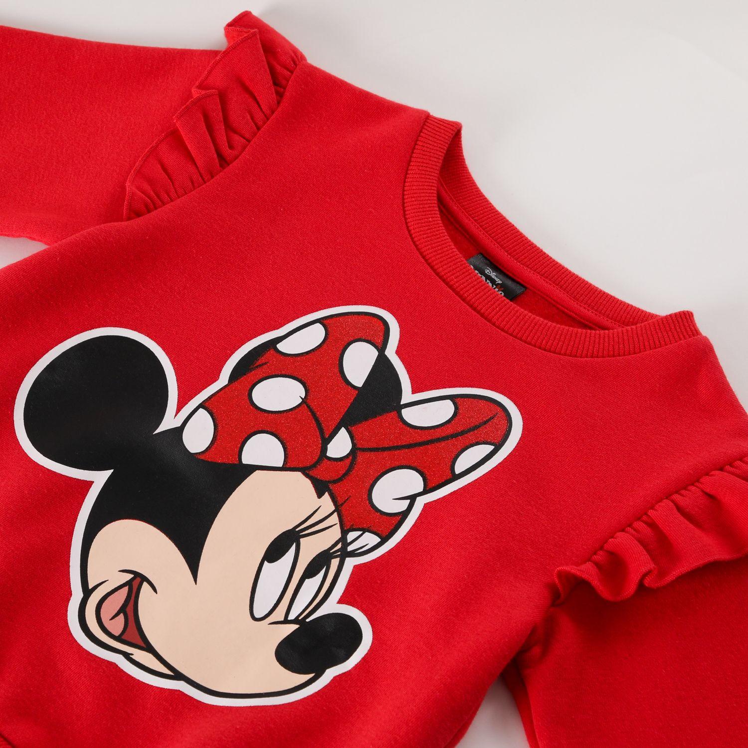 Buzo Niña Minnie Cara Rojo Disney-4