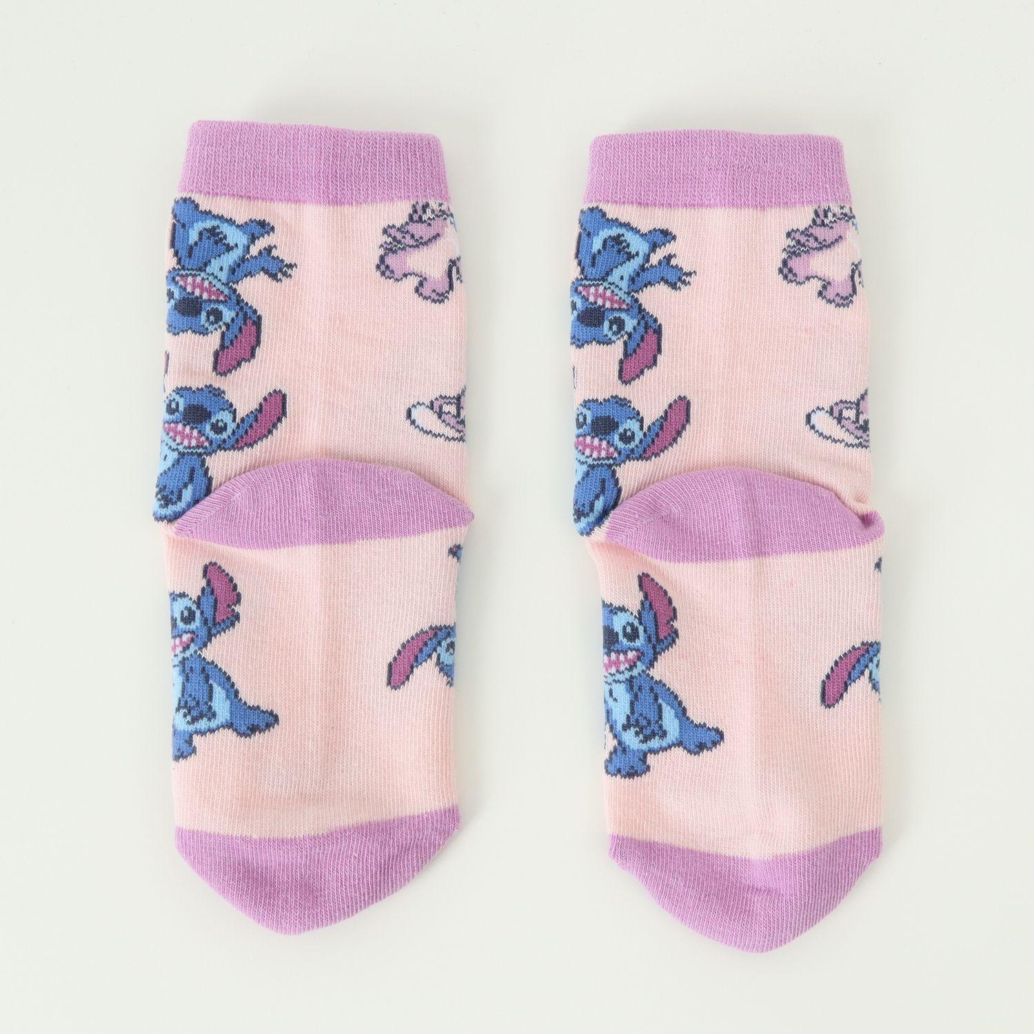 Bipack Calcetines Niña Lilo & Stitch Angel Print Blanco Disney-4