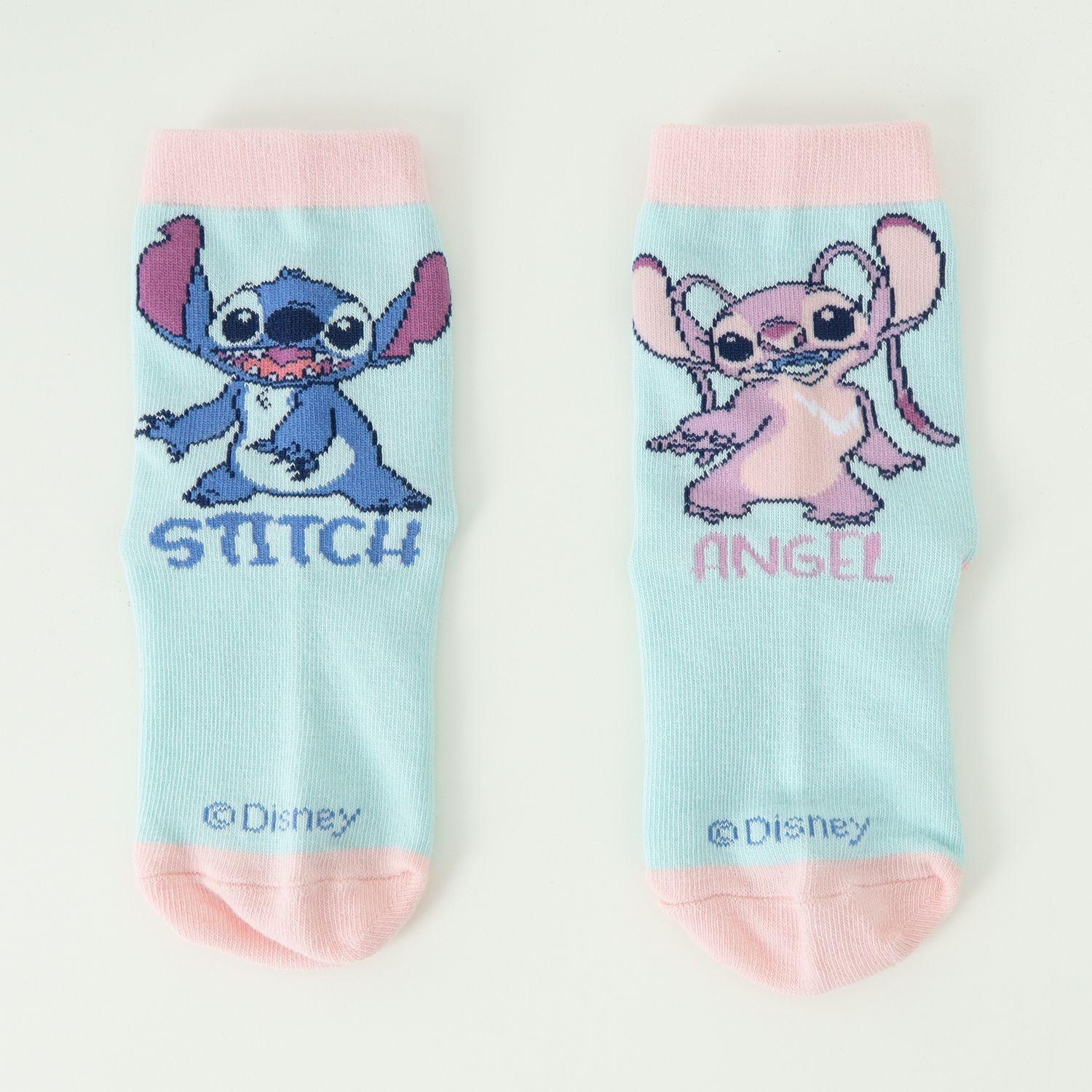 Bipack Calcetines Niña Lilo & Stitch Angel Print Blanco Disney-5