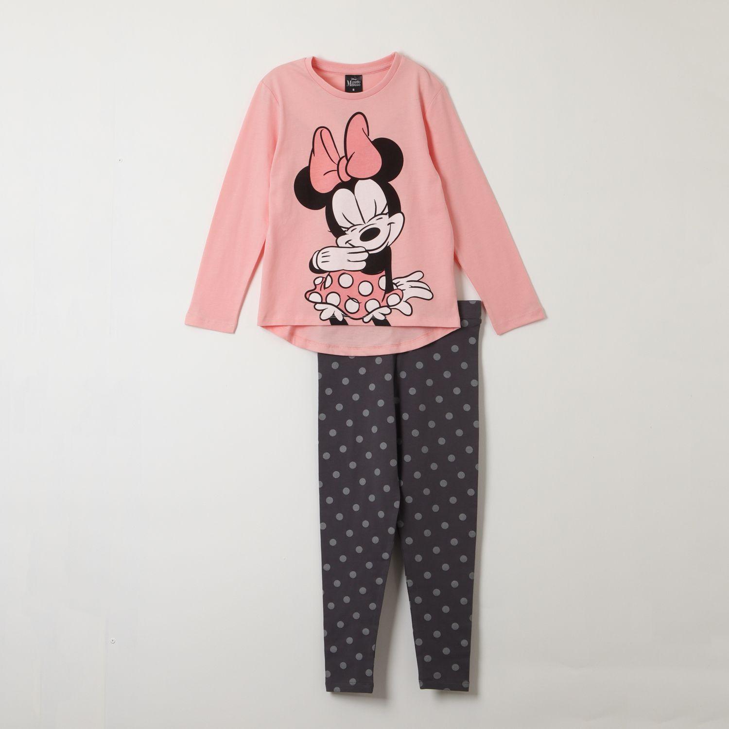 Conjunto Niña Minnie Coquette Rosado Disney-0