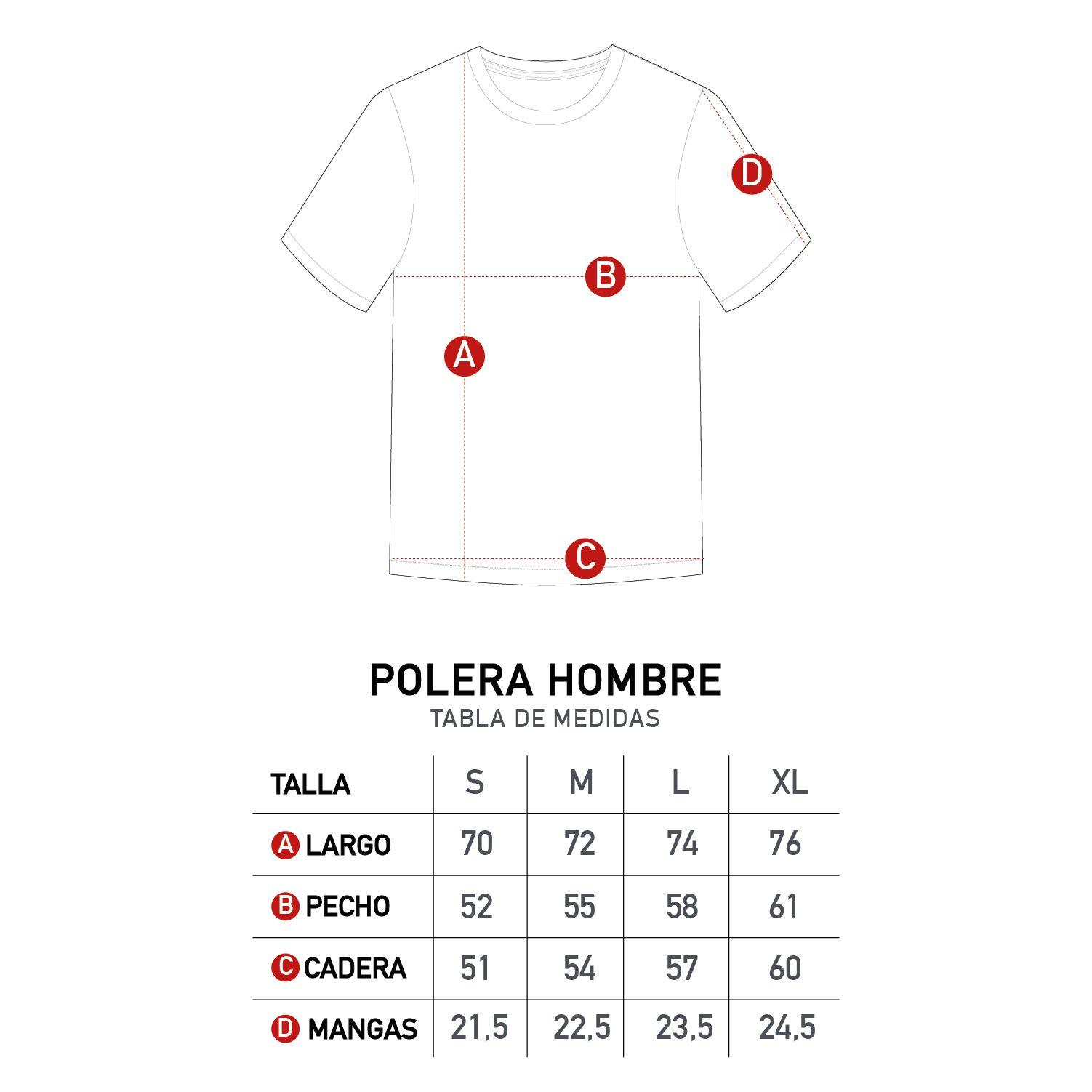 Polera Manga Corta Hombre 1979 Tour Beige AC/DC-3