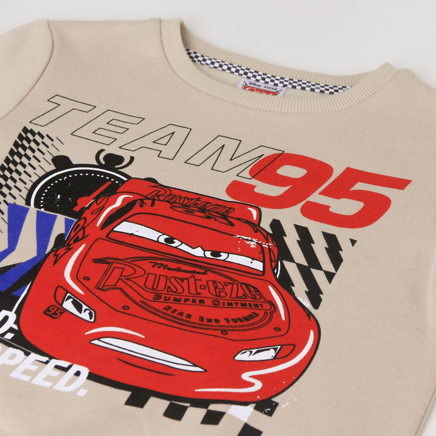 Conjunto Buzo Niño Team 95 Cars Beige Disney-2
