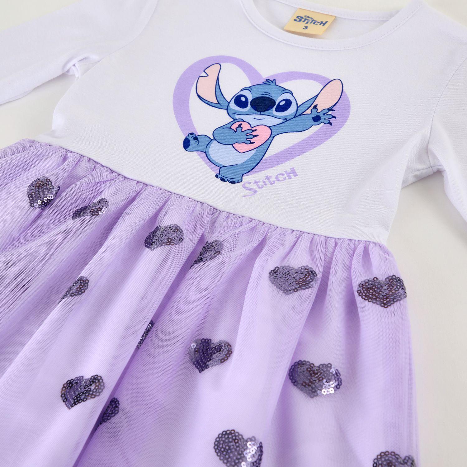 Vestido Tul Niña Lilo & Stitch Disney Lila-2