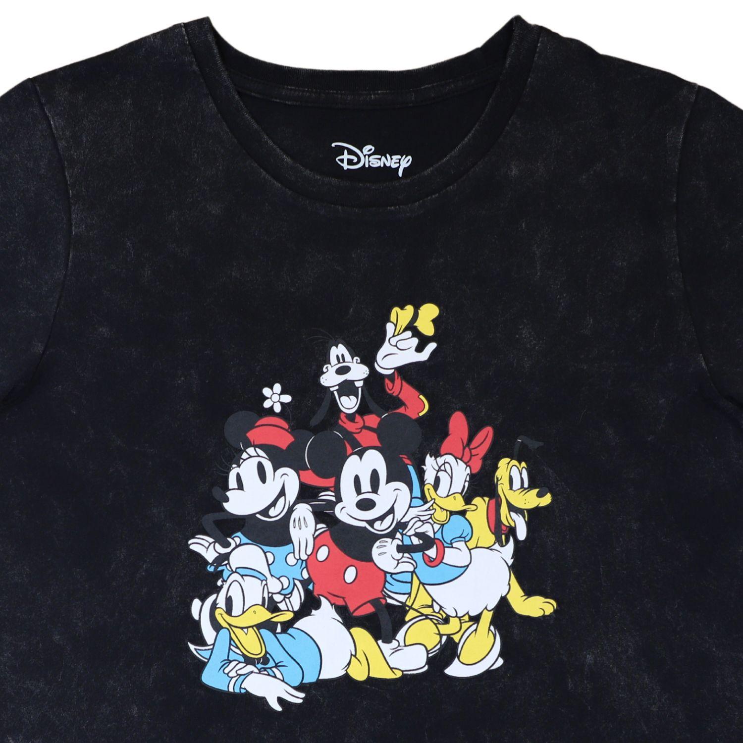 Polera Mujer Mickey Friends Negro Disney-2