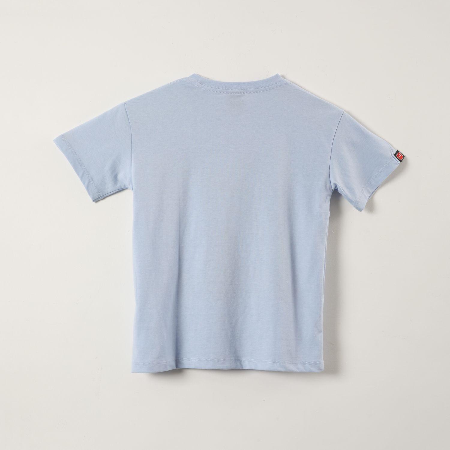 Polera Manga Corta Niño Mickey Celeste Disney-2