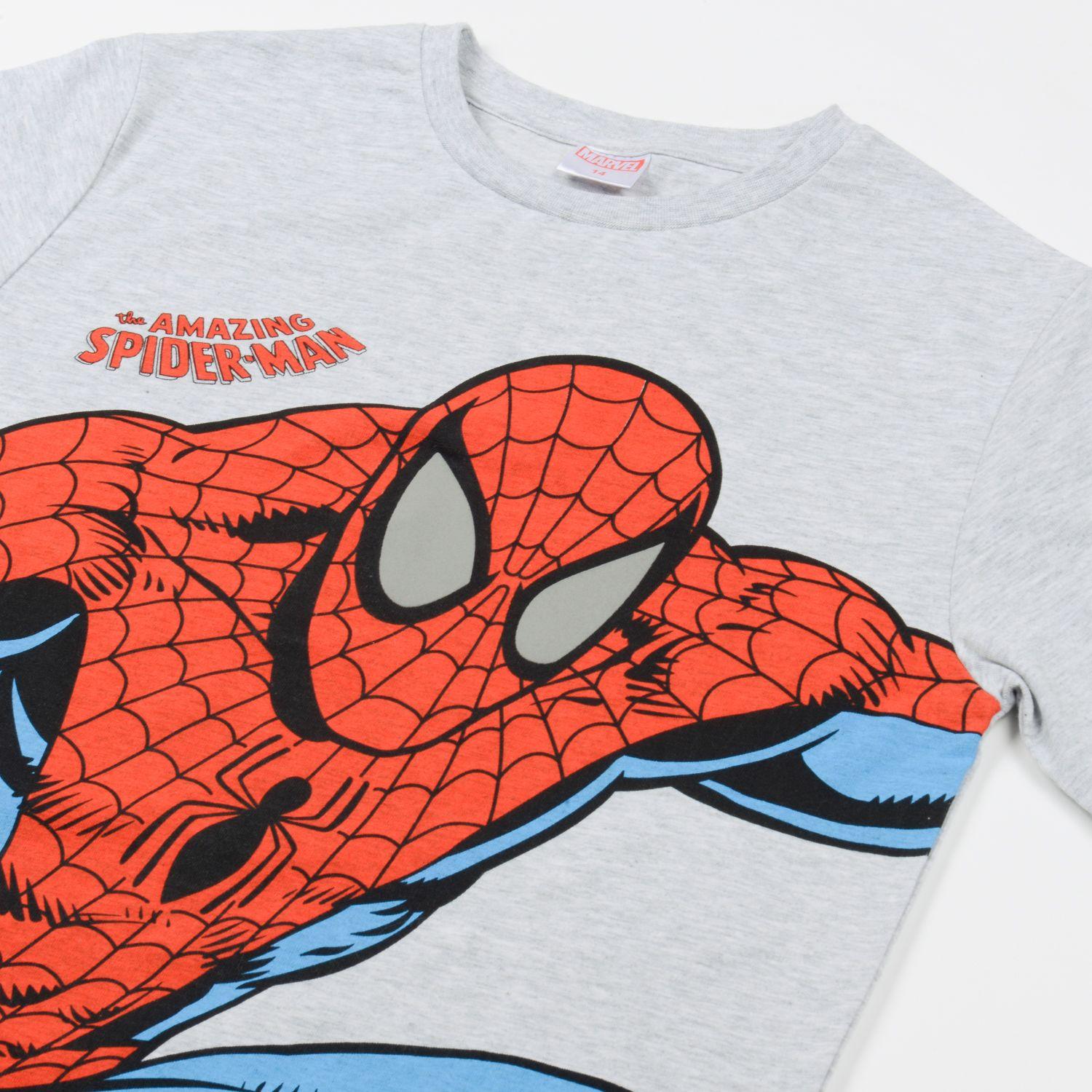 Pijama Corto Niño Spiderman Gris I Marvel-3