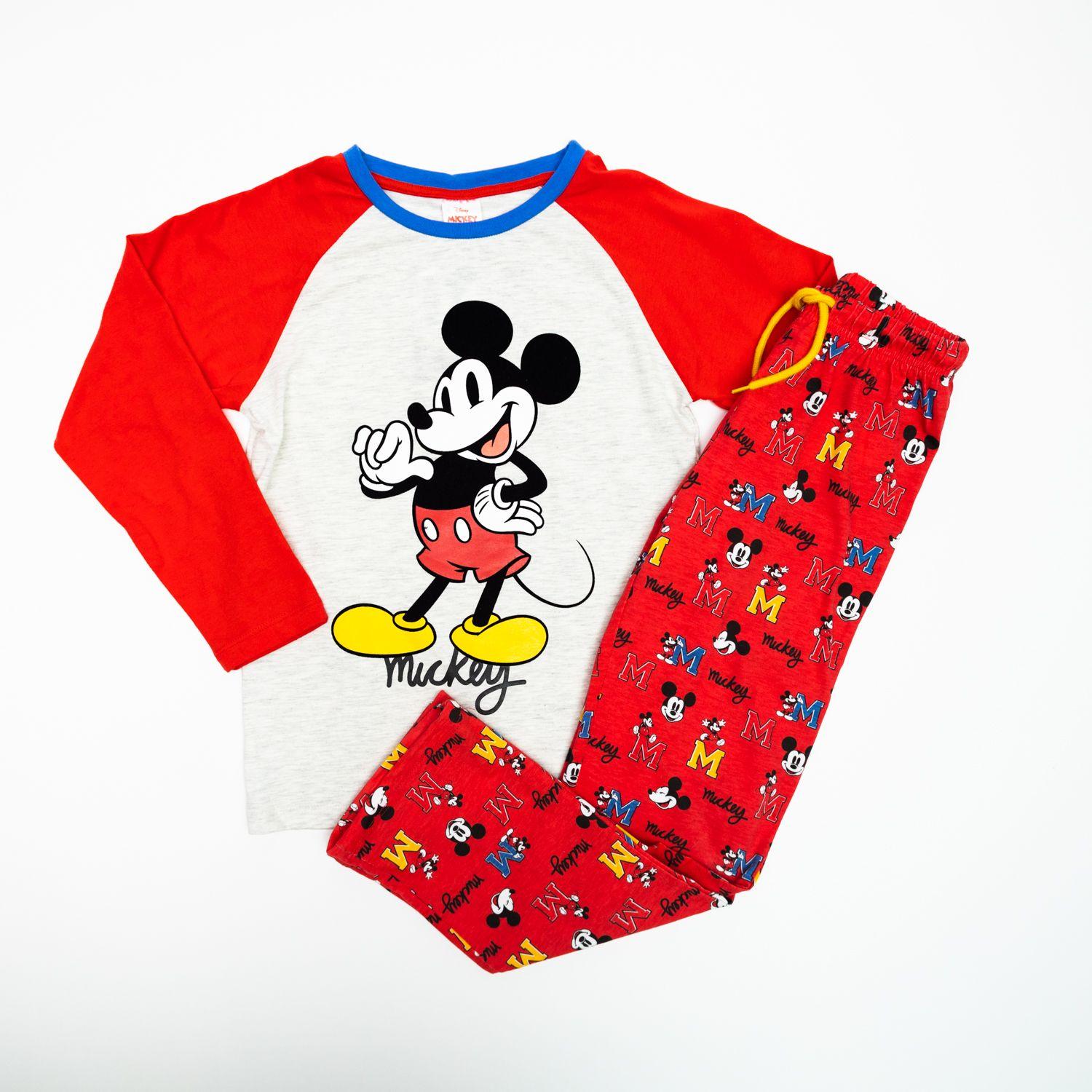 Pijama Niño Mickey Cool Rojo Disney-0