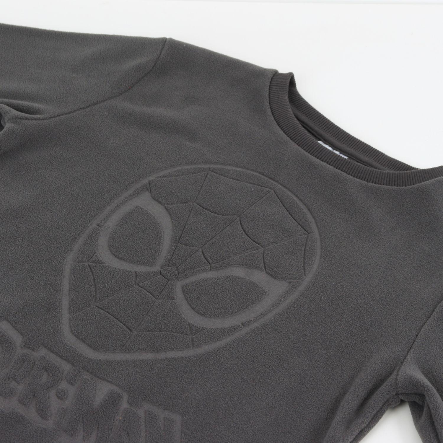 Polar Niño Diseño Frontal Spiderman Gris Marvel-2