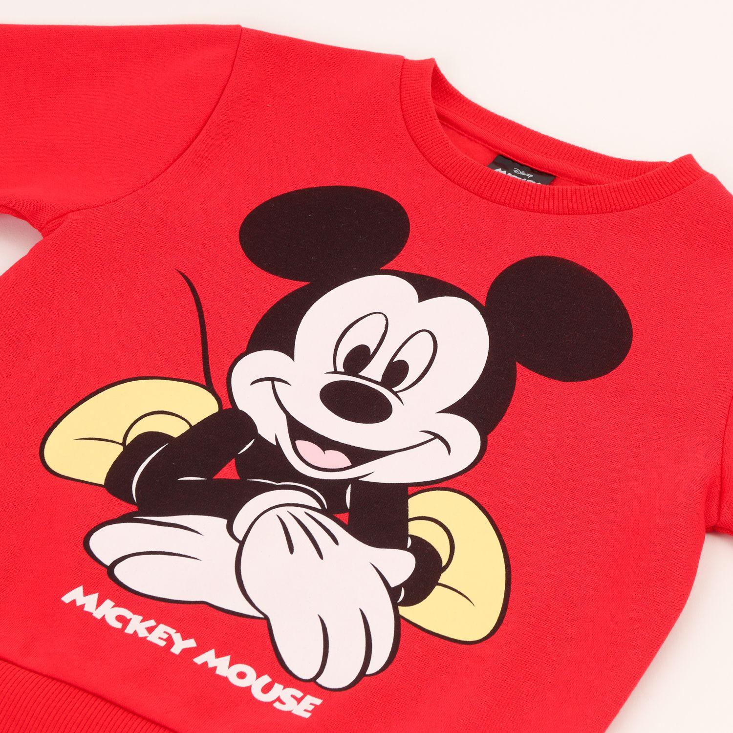 Polerón Cerrado Niño Mickey Mouse Rojo Disney-2