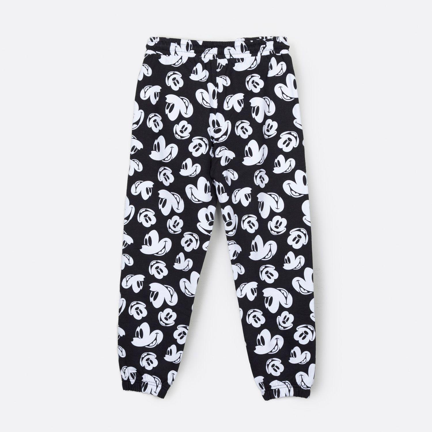 Pantalon de Buzo Niño Full Print Mickey Gris Disney-3
