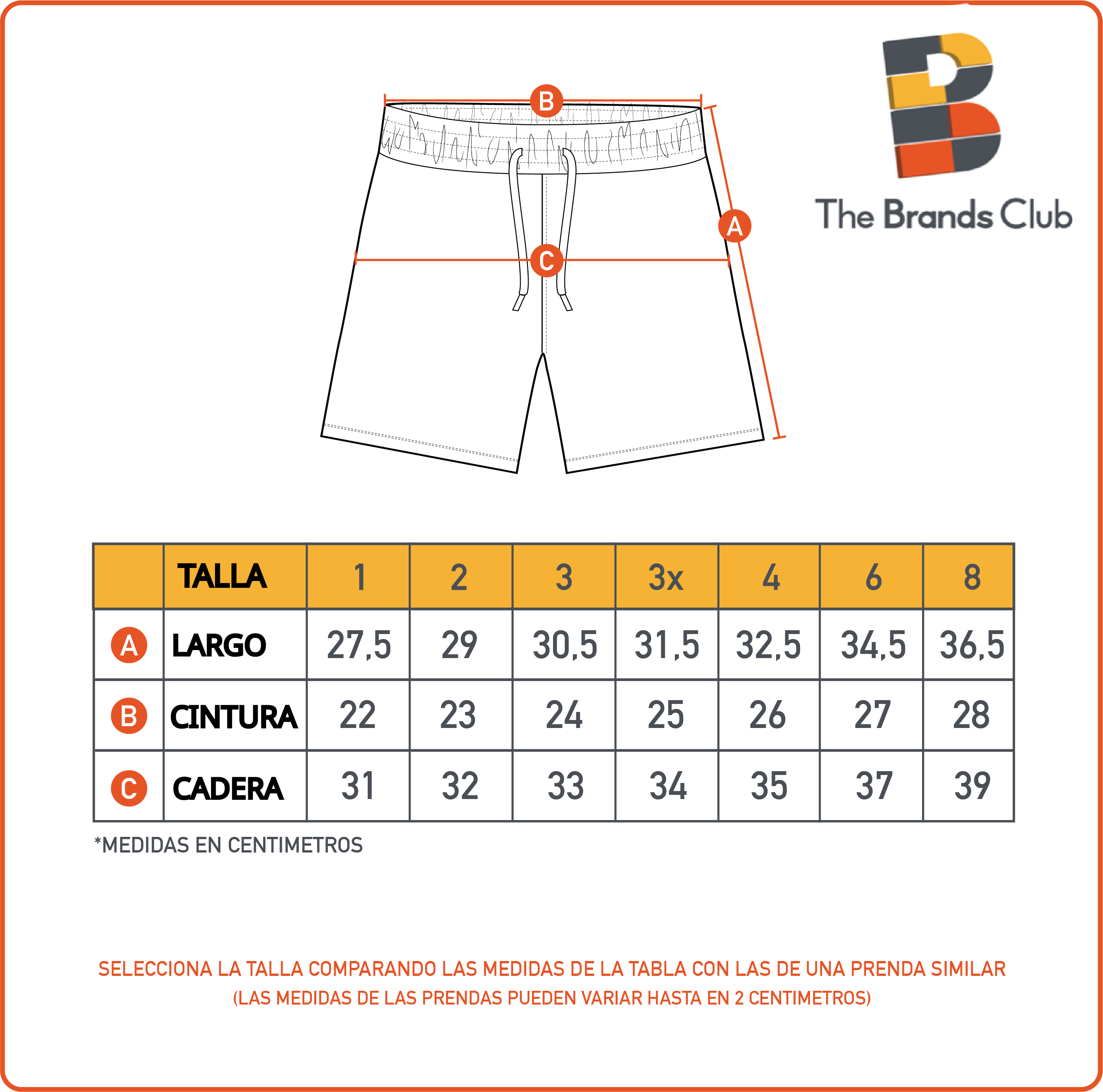 Short Niño Azul Básico The Brands Club-3