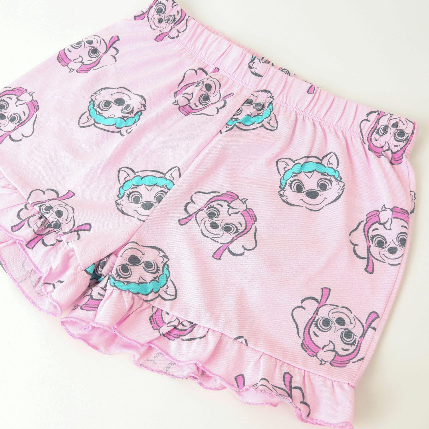 Pijama Corto Niña Rosado Full Print Skye Everest Paw Patrol-7