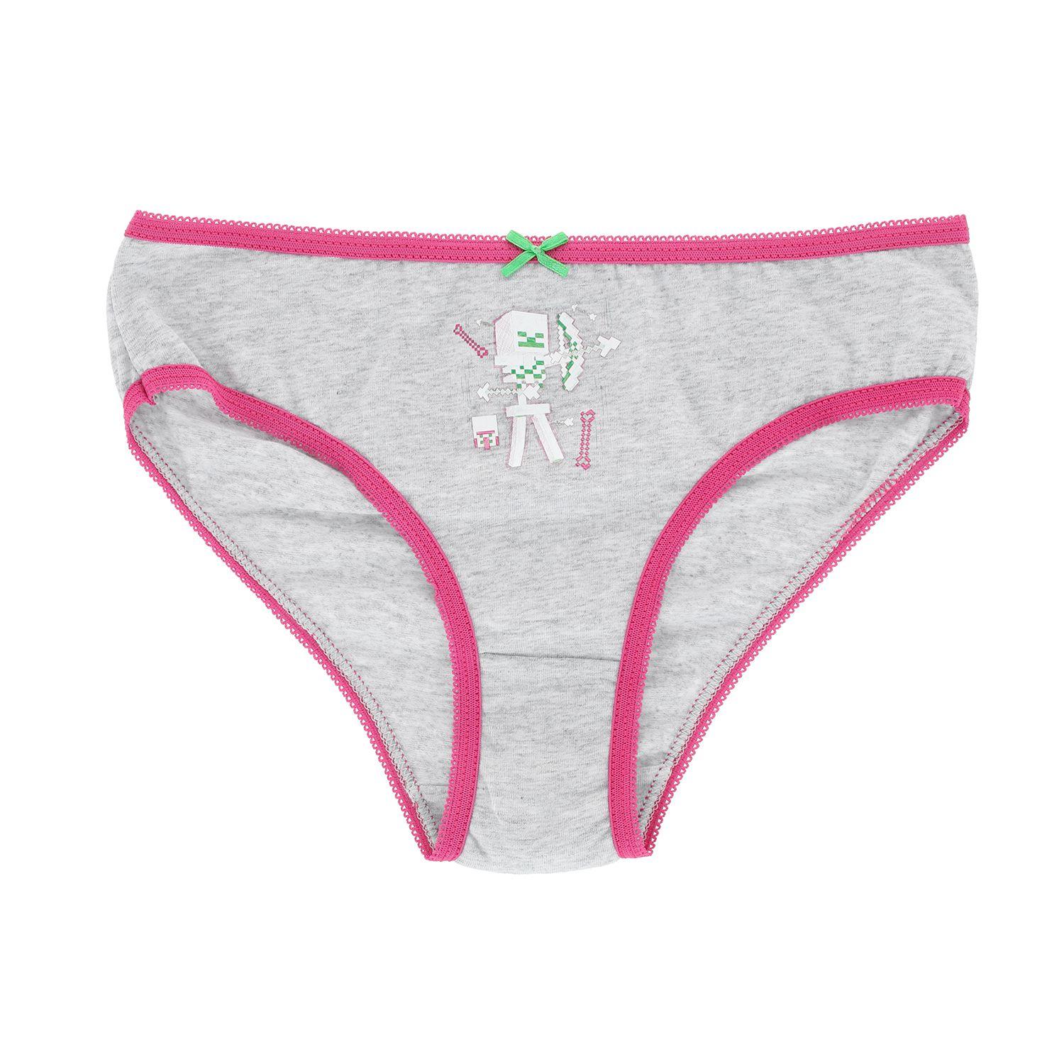 Tripack Calzones Niña Icono Rosado Minecraft-2