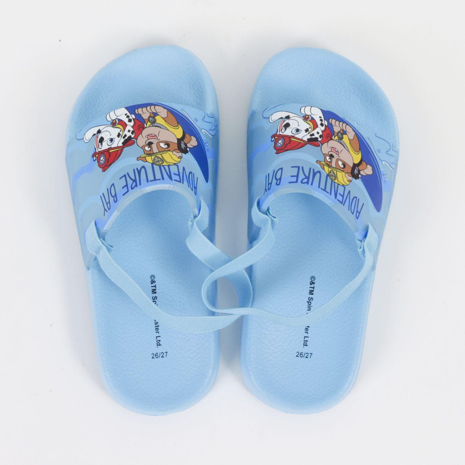 Sandalia Slide Niño Celeste Adventure Bay Paw Patrol-2
