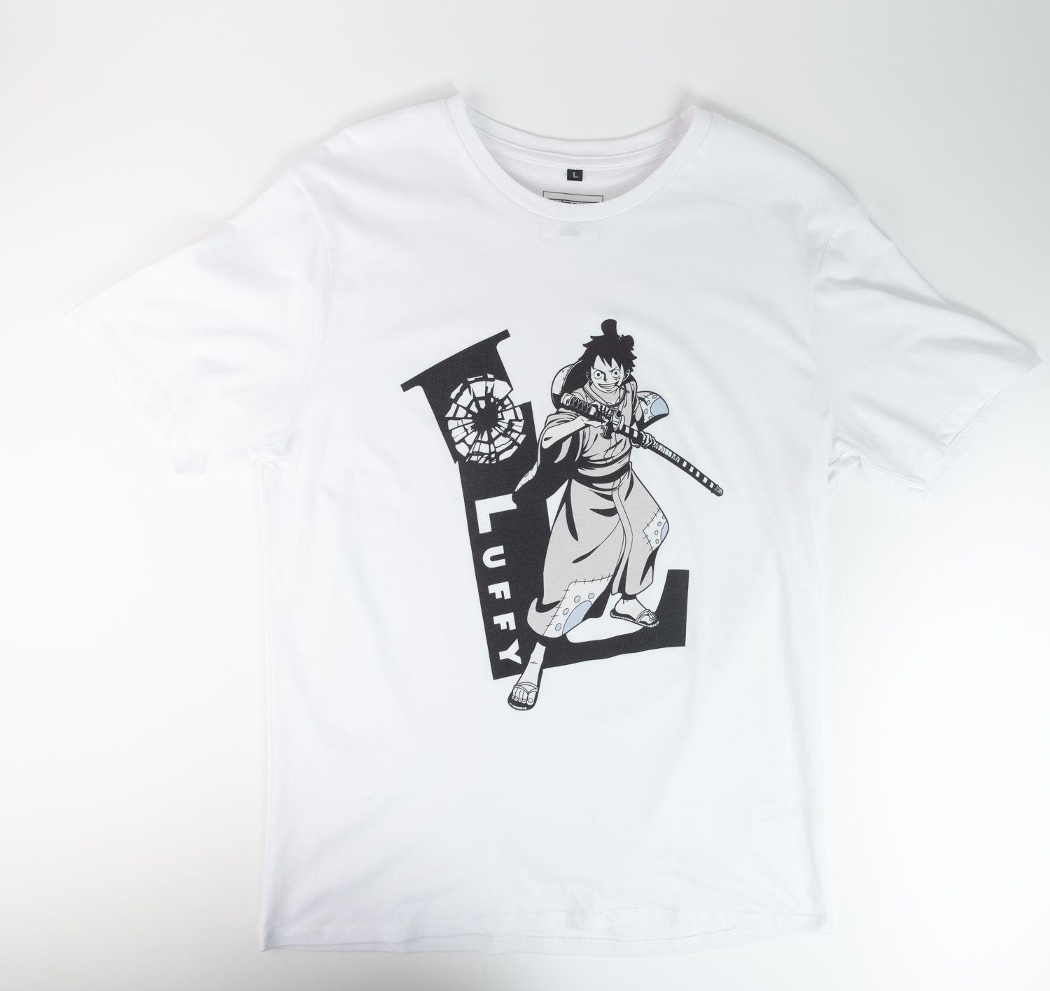 Polera Hombre YOU One Piece Luffy Blanco-0