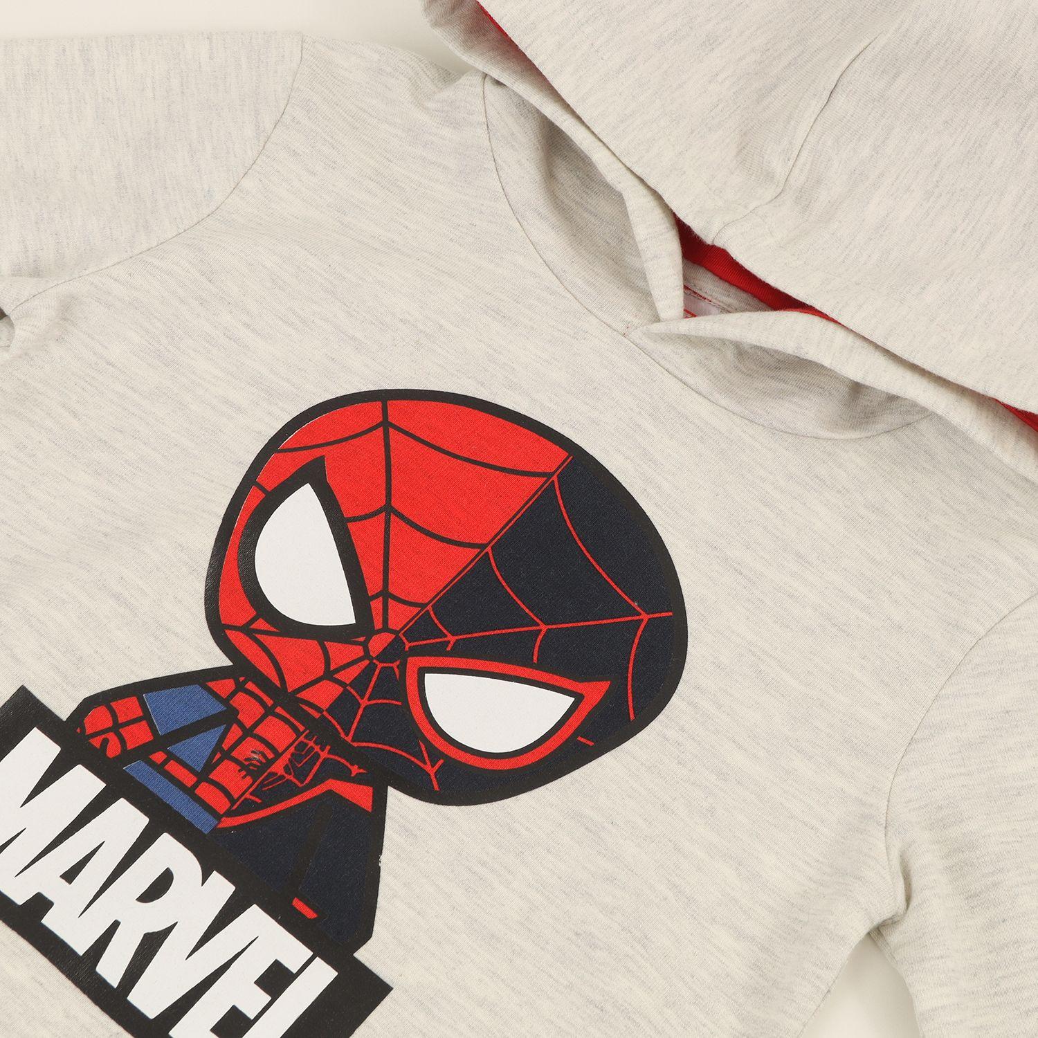 Conjunto Buzo Niño Spiderman Two Sides Gris Marvel-1