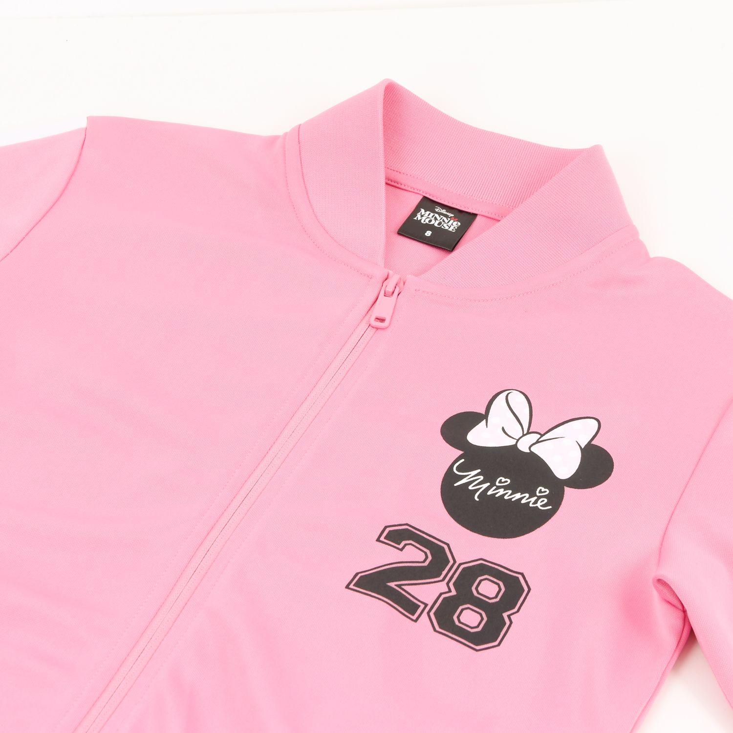 Polerón Deportivo Cierre Niña Fútbol Minnie Rosado Disney-2