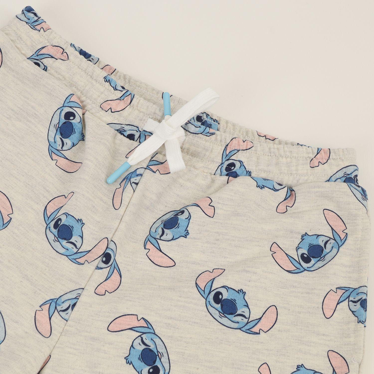 Pantalon Flare De Buzo Niña Lilo & Stitch Print Gris Disney-1