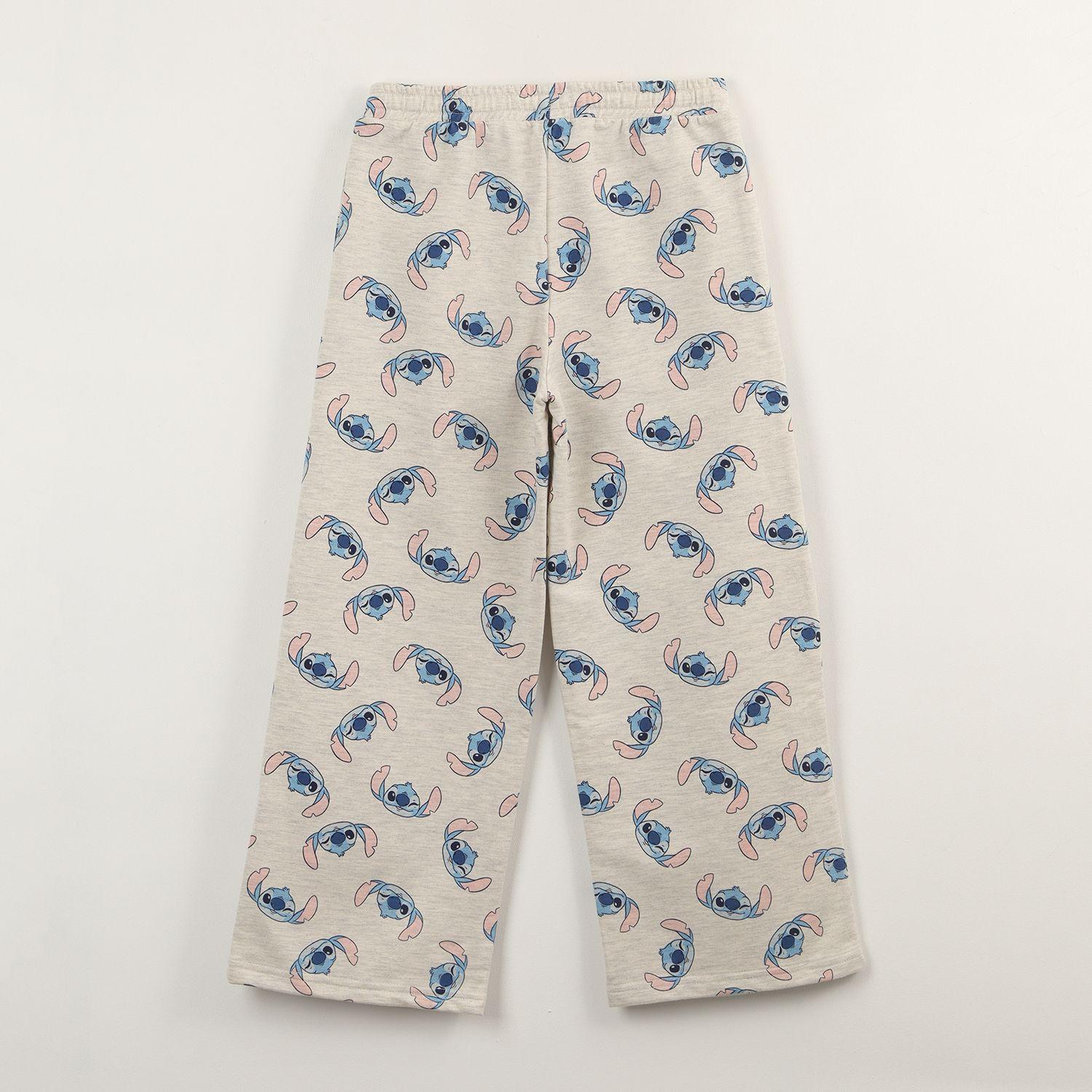 Pantalon Flare De Buzo Niña Lilo & Stitch Print Gris Disney-2