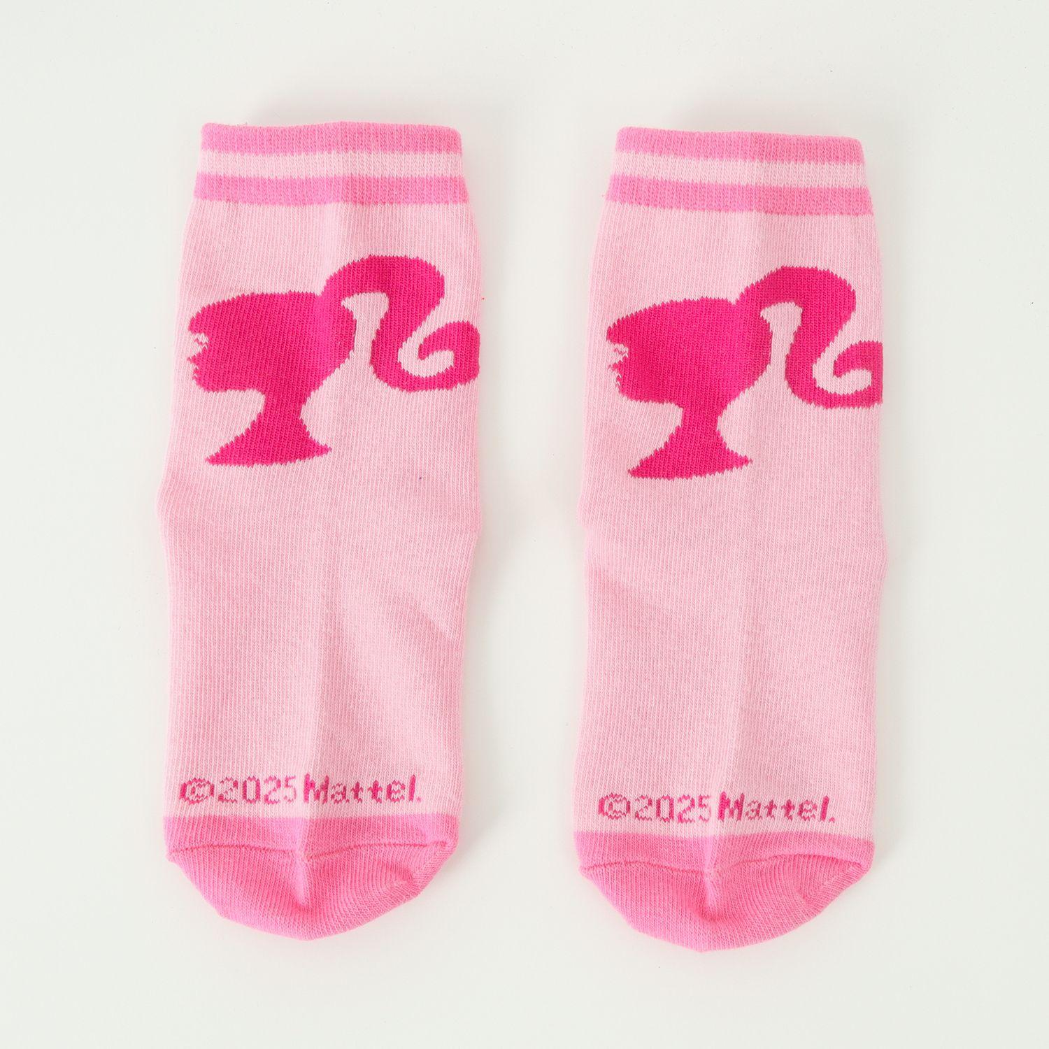 Bipack Calcetines Niña Logos Blanco Barbie-3