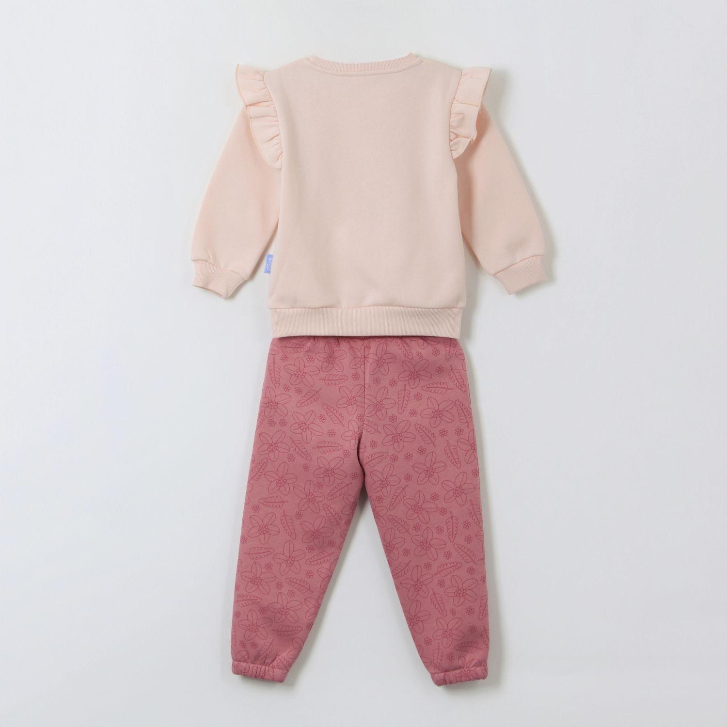 Conjunto Buzo Niña Vuelos Flores Rosado Bingo & Bluey-1