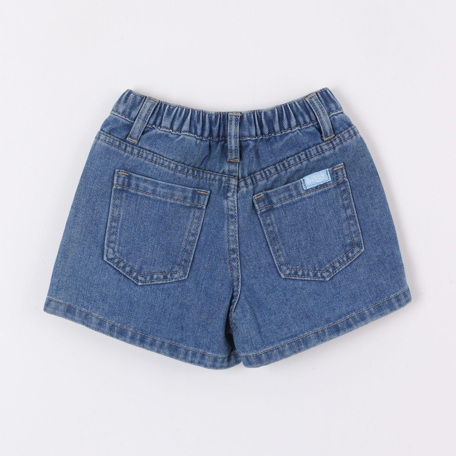 Falda Short Niña Bluey Denim-1