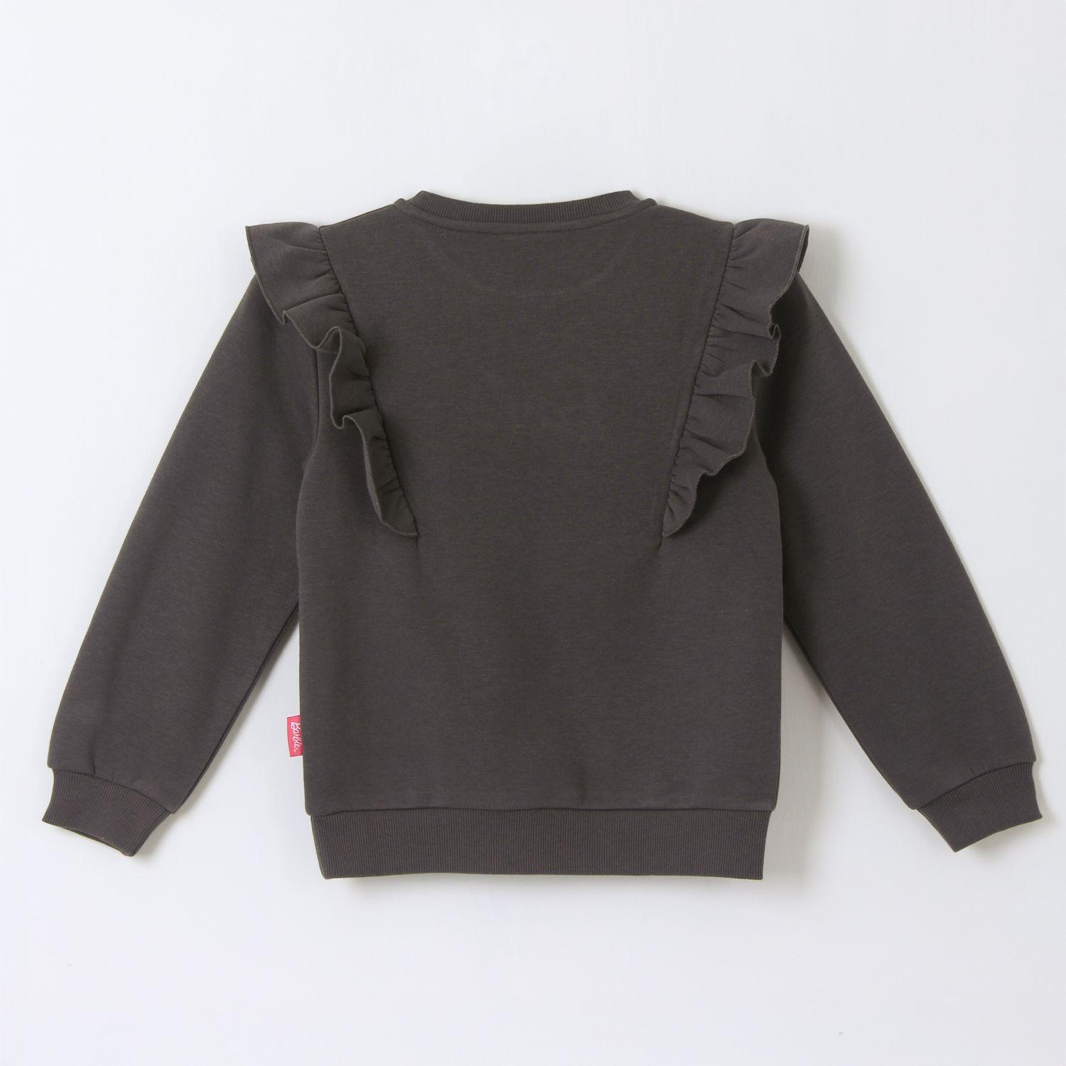 Polerón Cerrado Niña Vuelos Gris Barbie-1