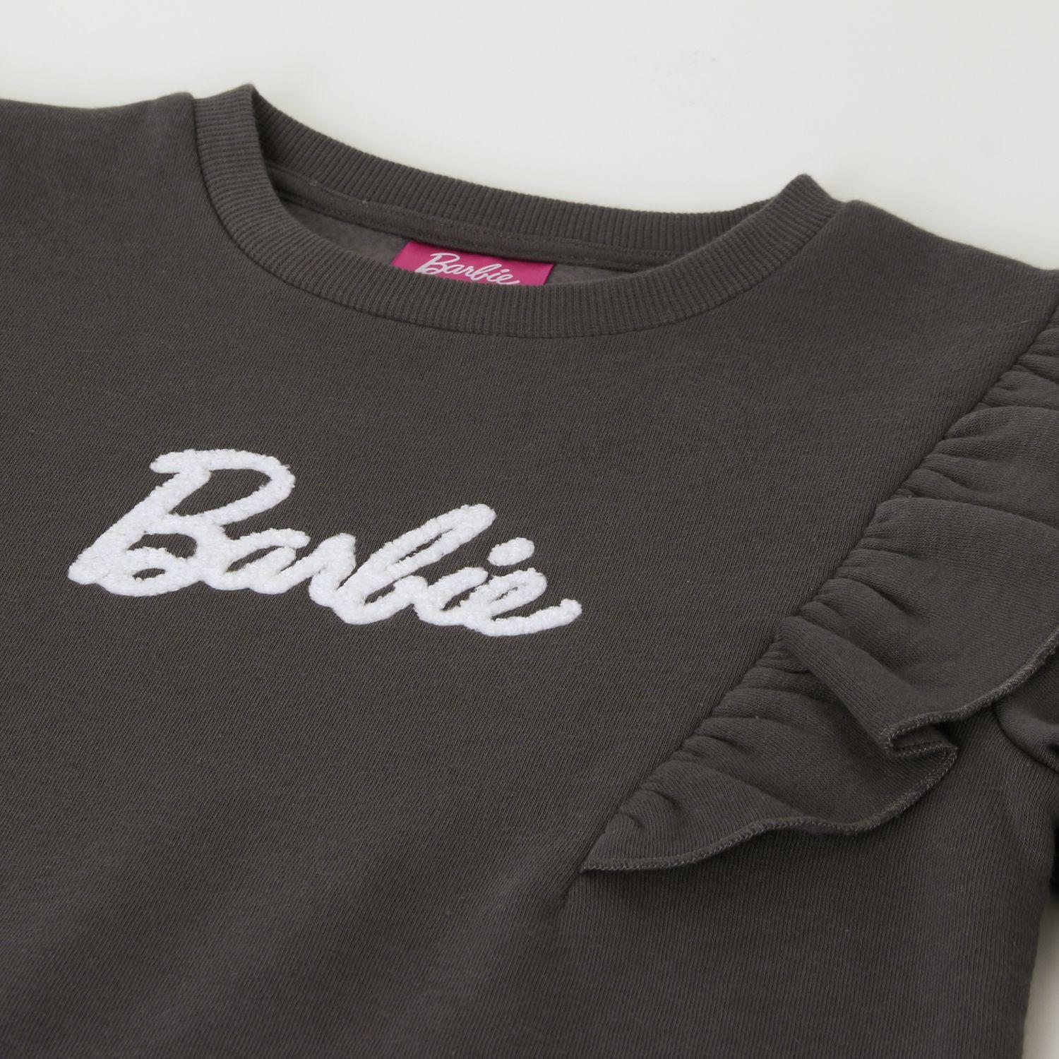 Polerón Cerrado Niña Vuelos Gris Barbie-2