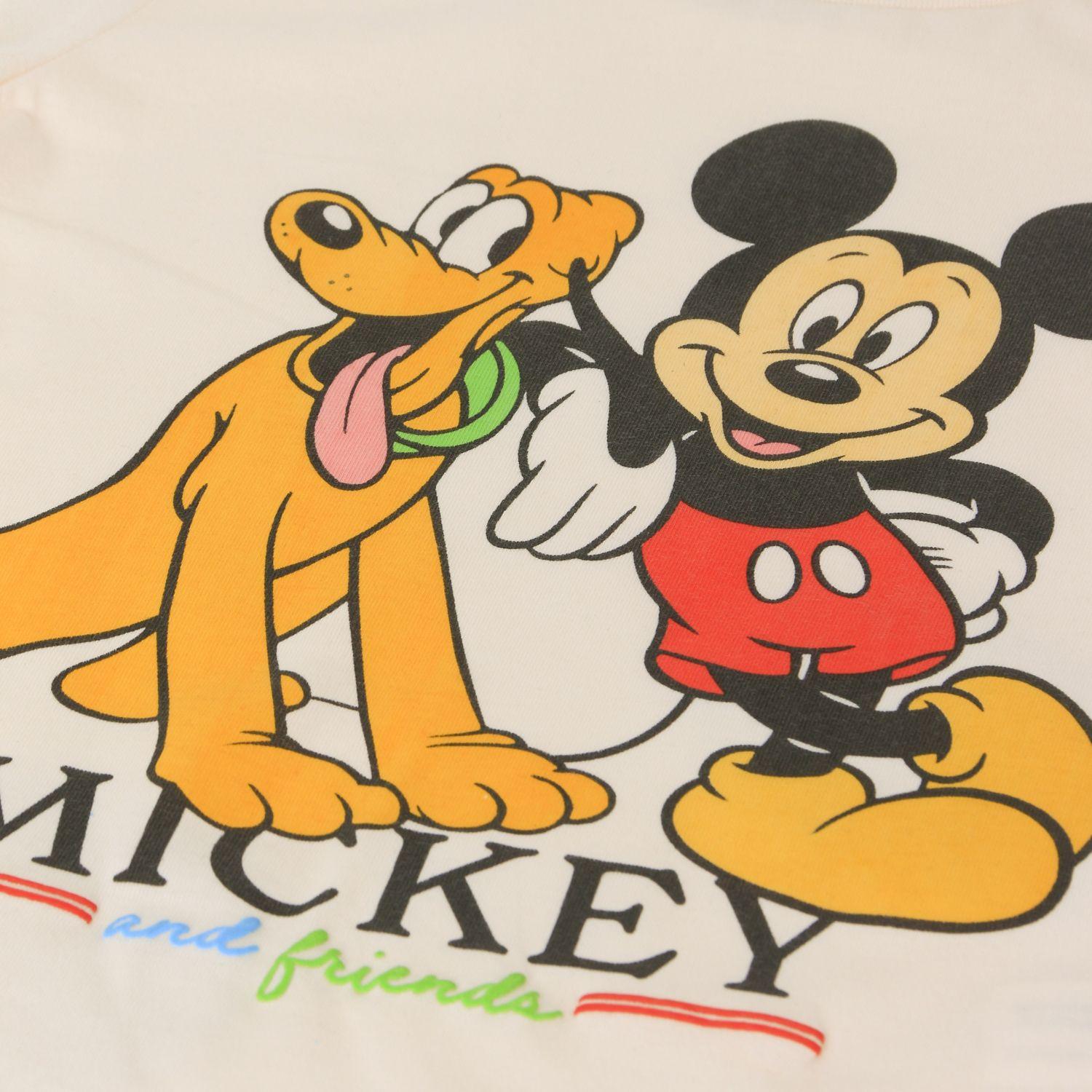 Pijama Manga Larga Niño Mickey & Pluto Blanco Disney-2