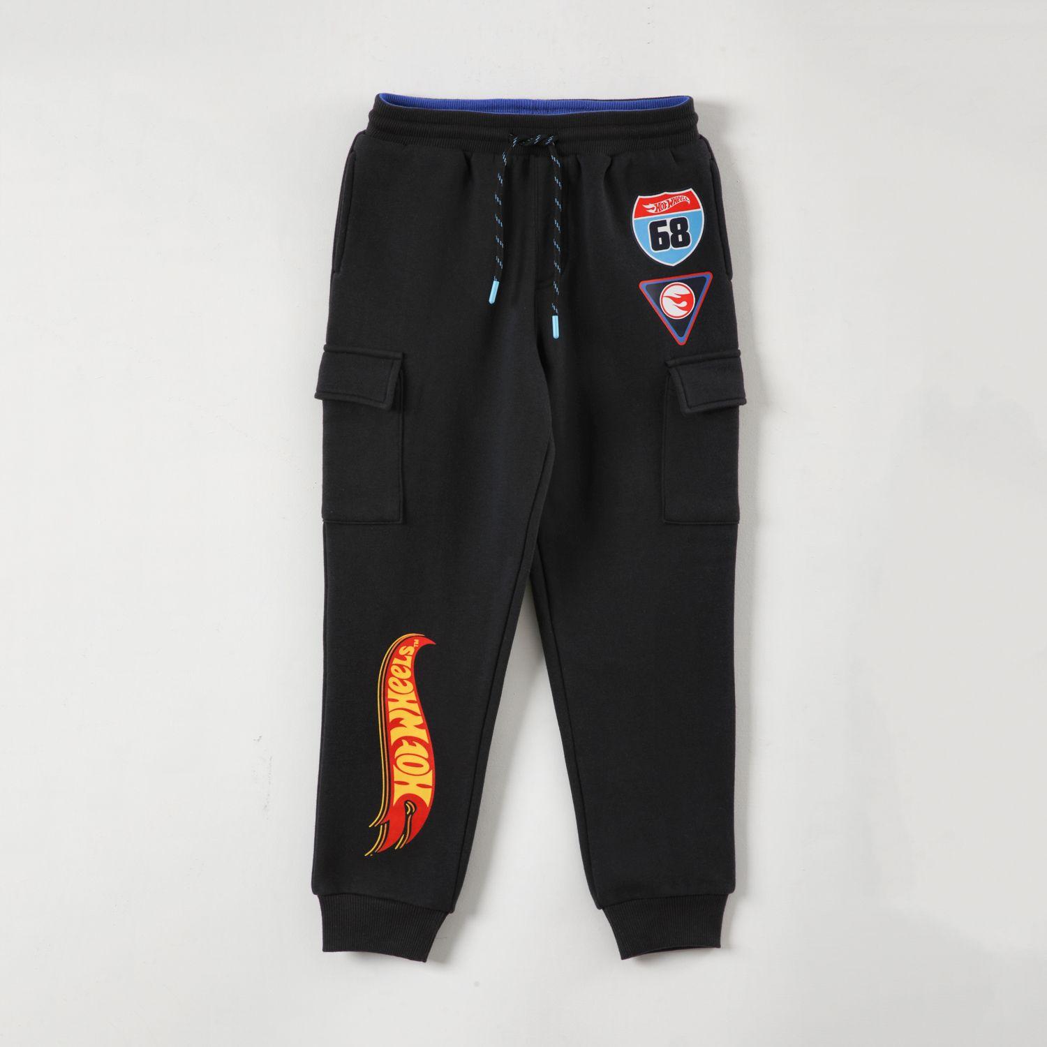 Pantalon De Buzo Niño 68 Negro Hot Wheels-0