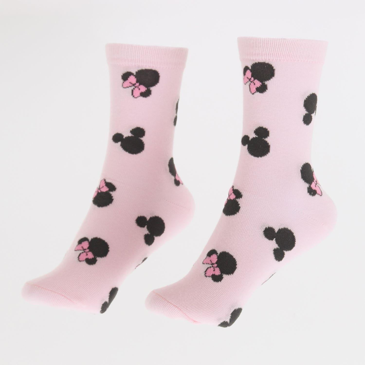Bipack Calcetines Niña Full Print Minnie Rosado Disney-3