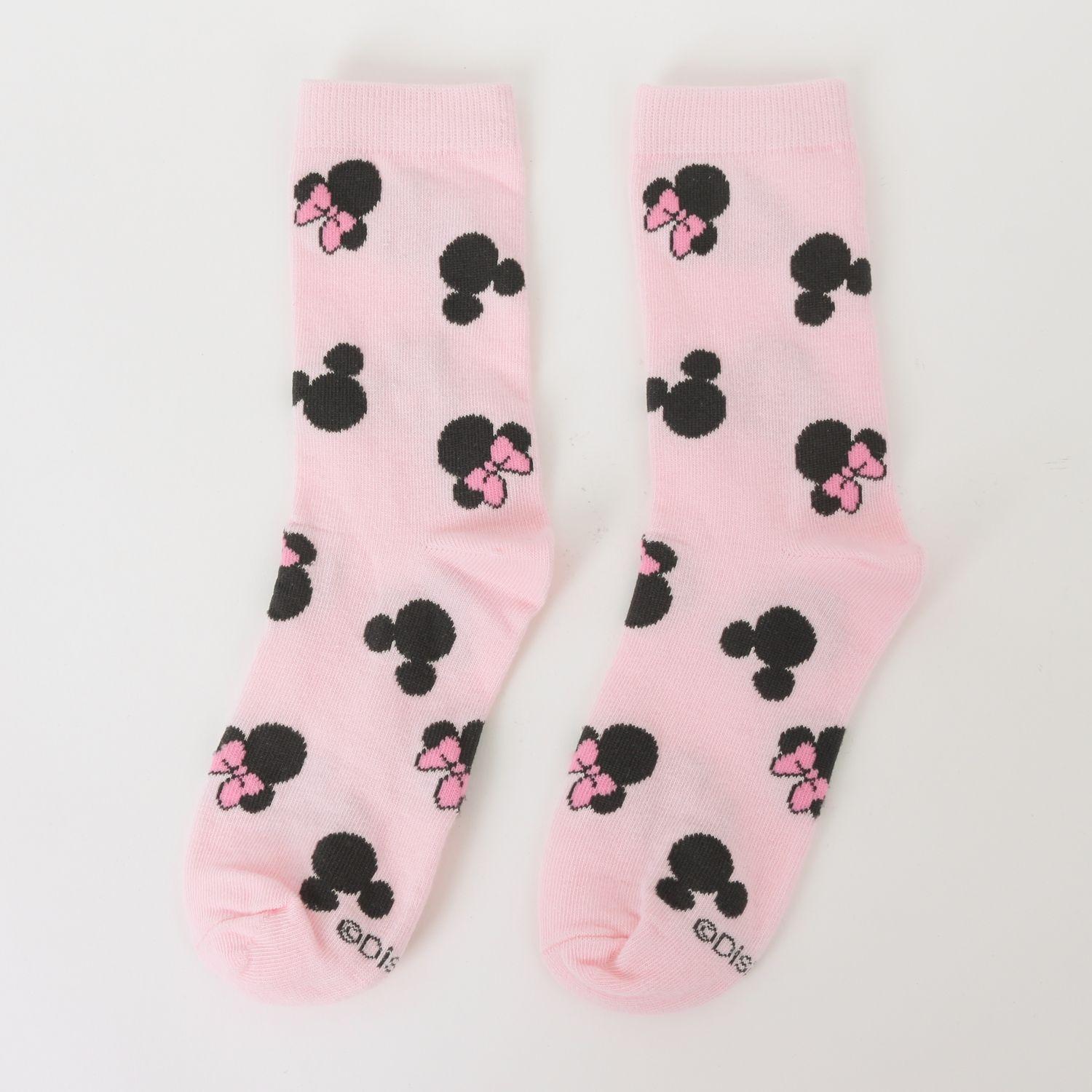 Bipack Calcetines Niña Full Print Minnie Rosado Disney-4
