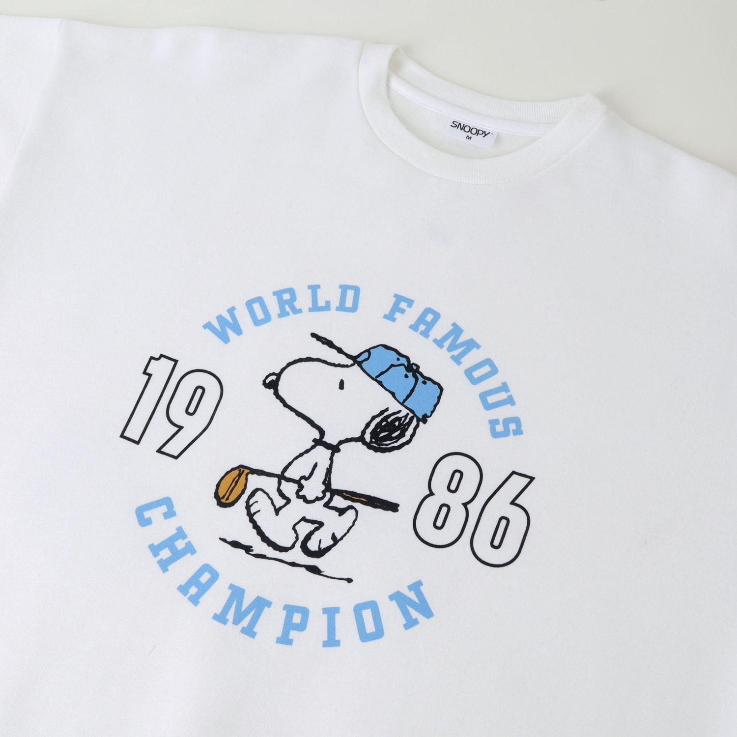 Poleron Cerrado Mujer 1986 Blanco Snoopy-1