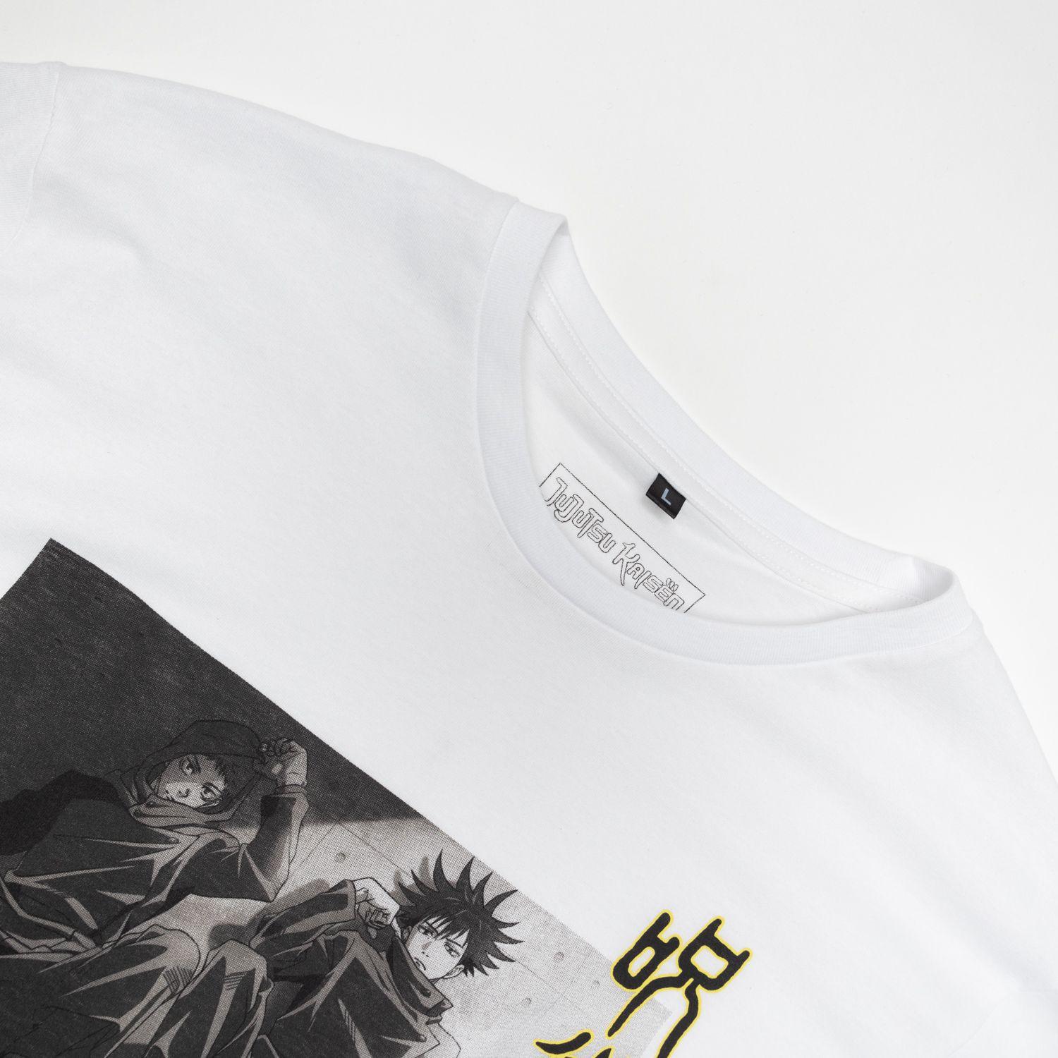 Polera Hombre YOU Jujutsu Kaisen  Logo Blanco-1
