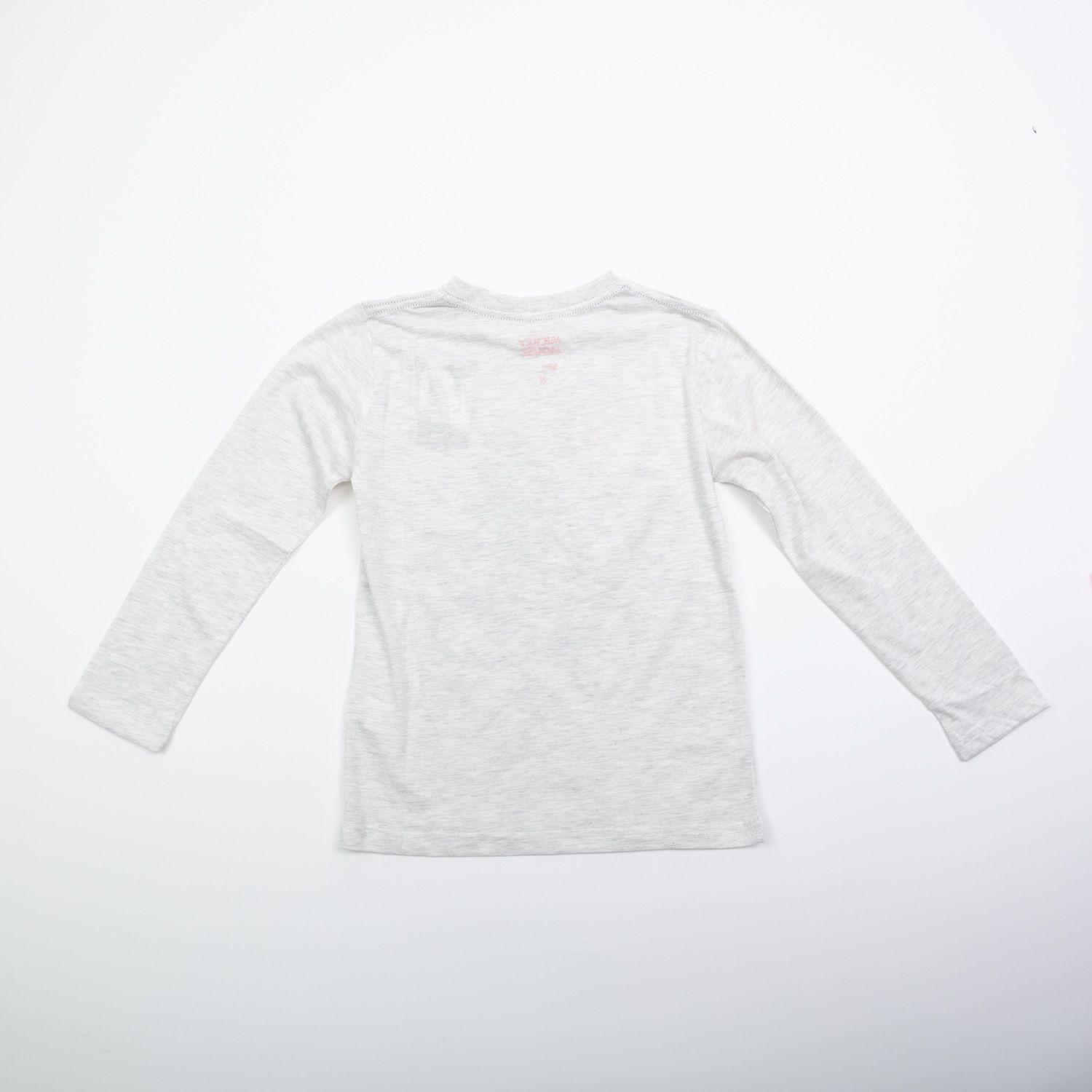 Polera Manga Larga Niño Mickey Shock Gris Disney-4