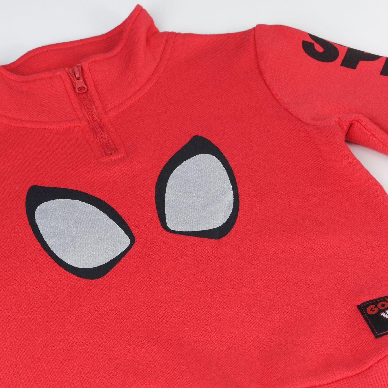 Conjunto Buzo Niño Print Spiderman Ojos Rojo Marvel-2