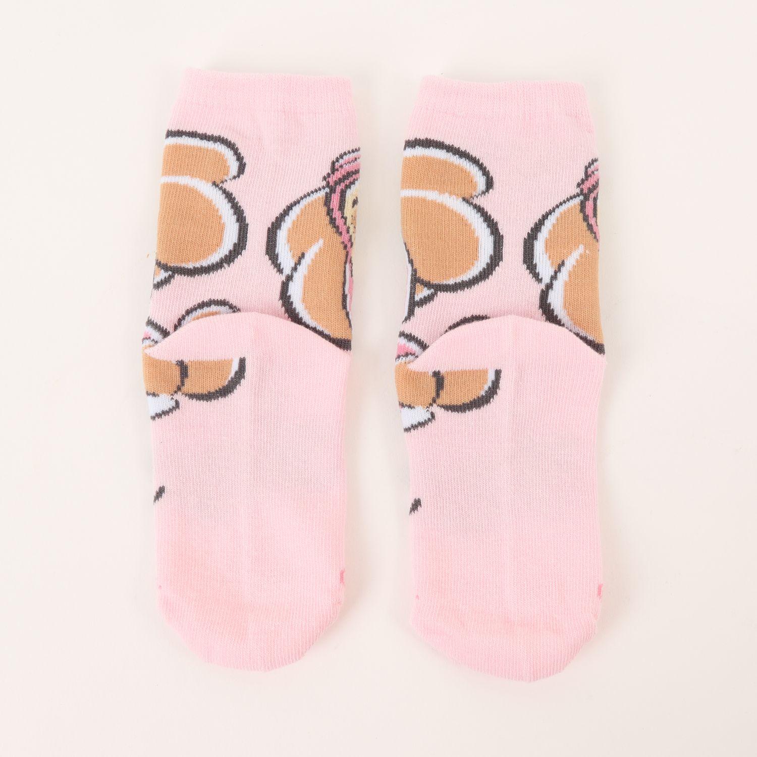 Tripack Calcetines Niña Rosado Full Print Skye Paw Patrol-5