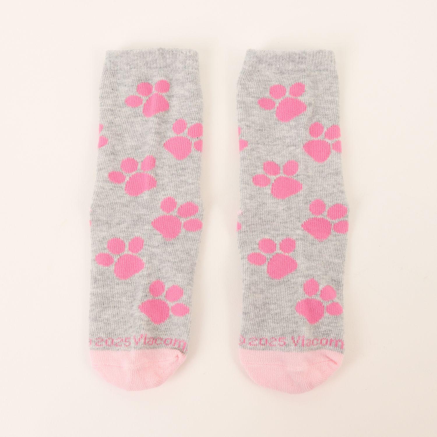 Tripack Calcetines Niña Rosado Full Print Skye Paw Patrol-7