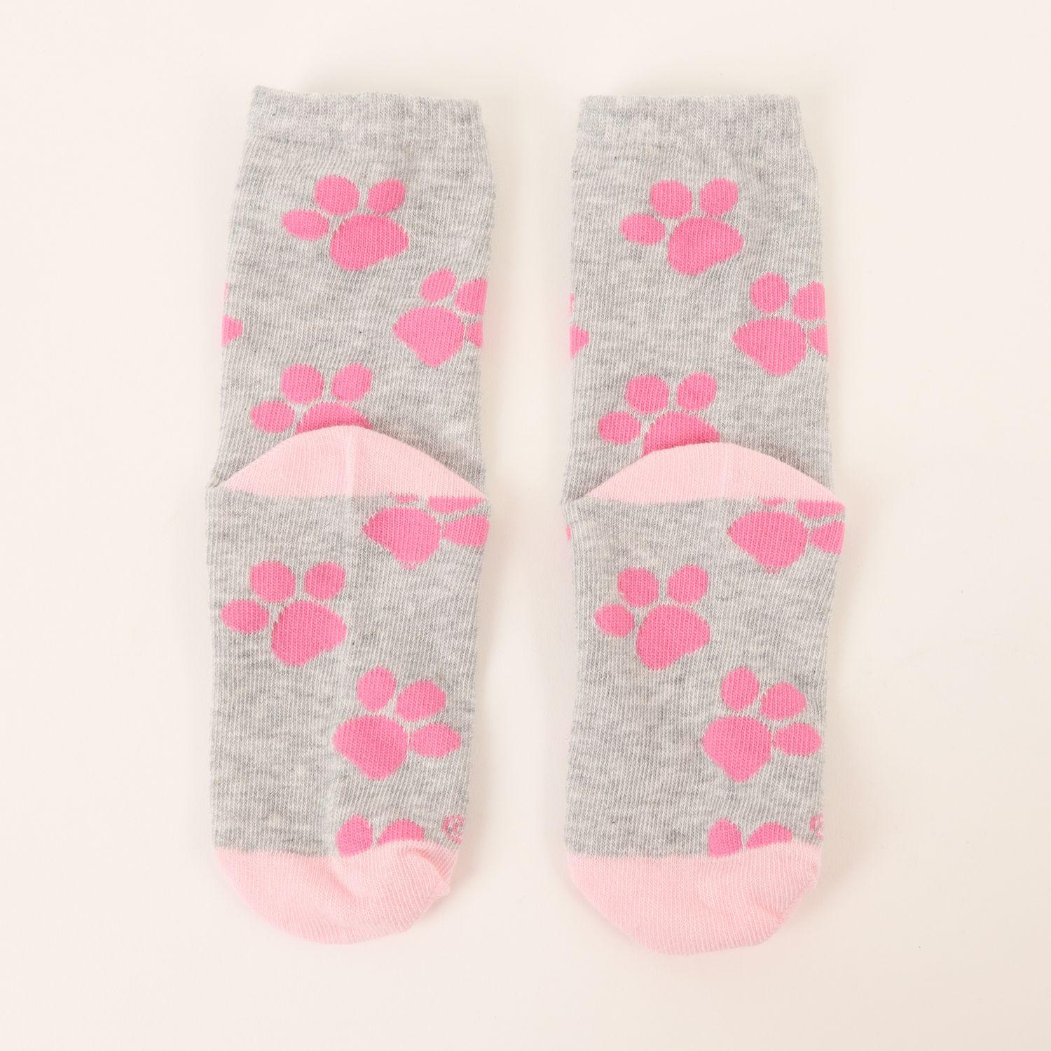 Tripack Calcetines Niña Rosado Full Print Skye Paw Patrol-8