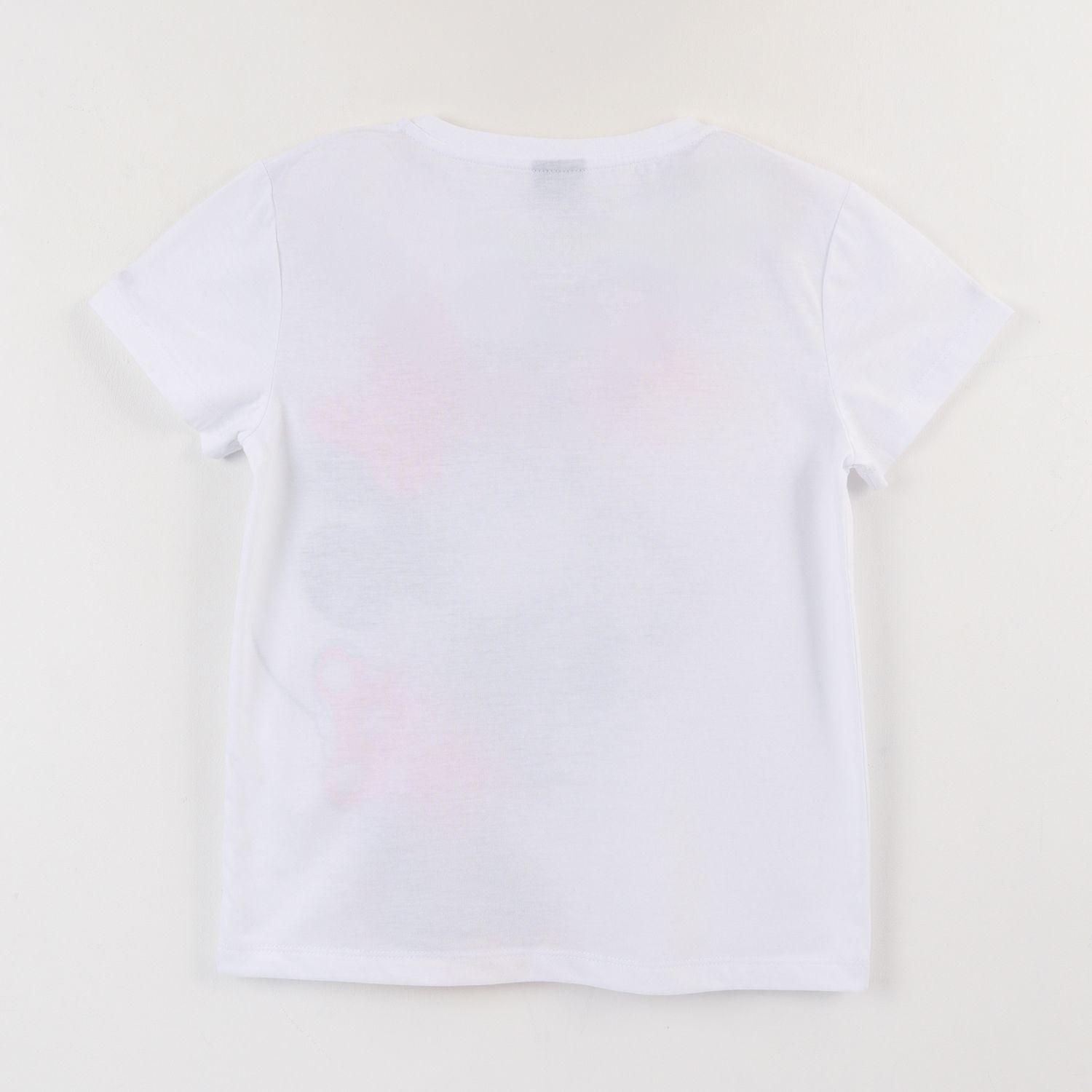Polera Manga Corta Niña Blanco Minnie Kiss Disney-1