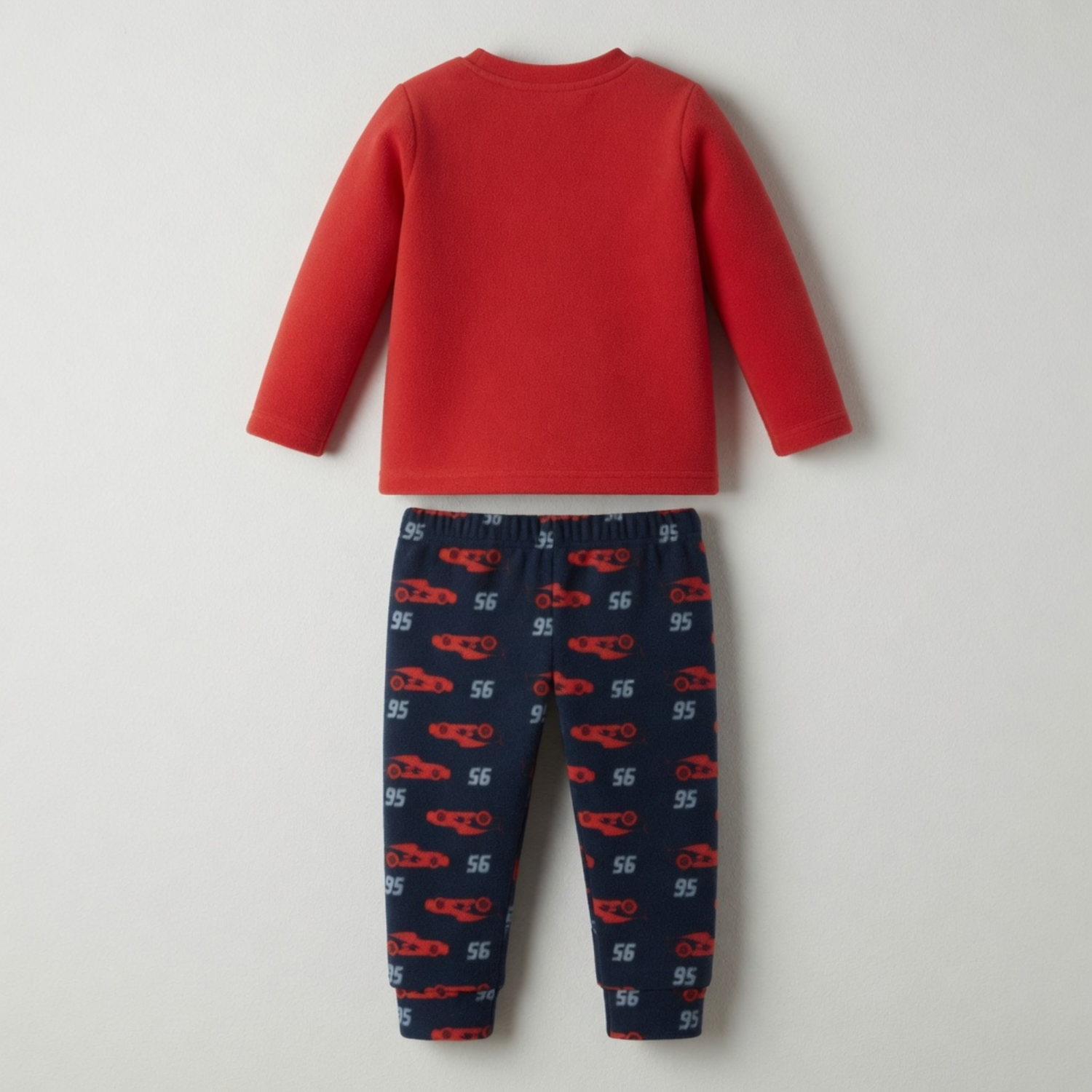 Pijama Manga Larga Niño Speed Cars Rojo Disney-1