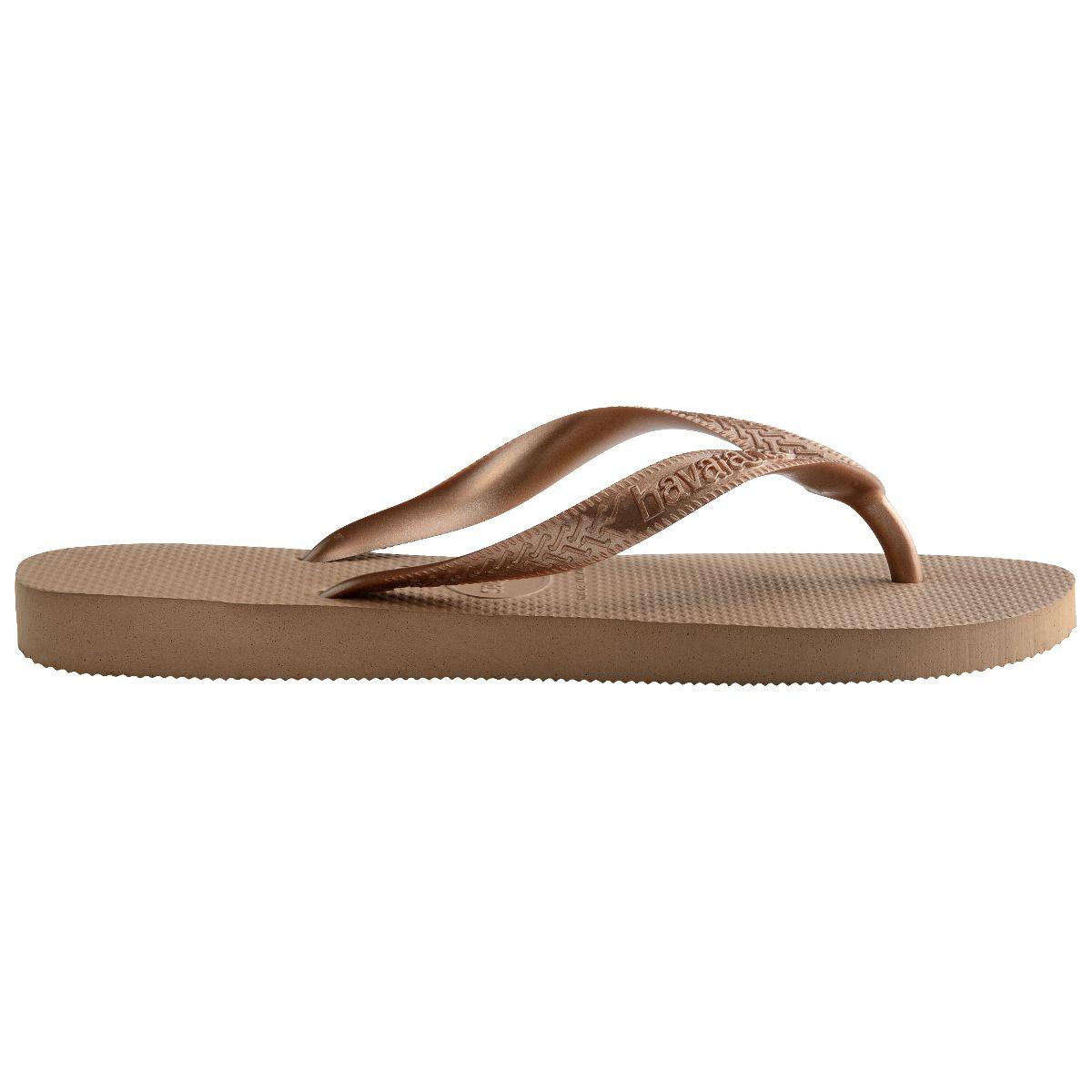 Sandalia Mujer Top Dorado Havaianas-2