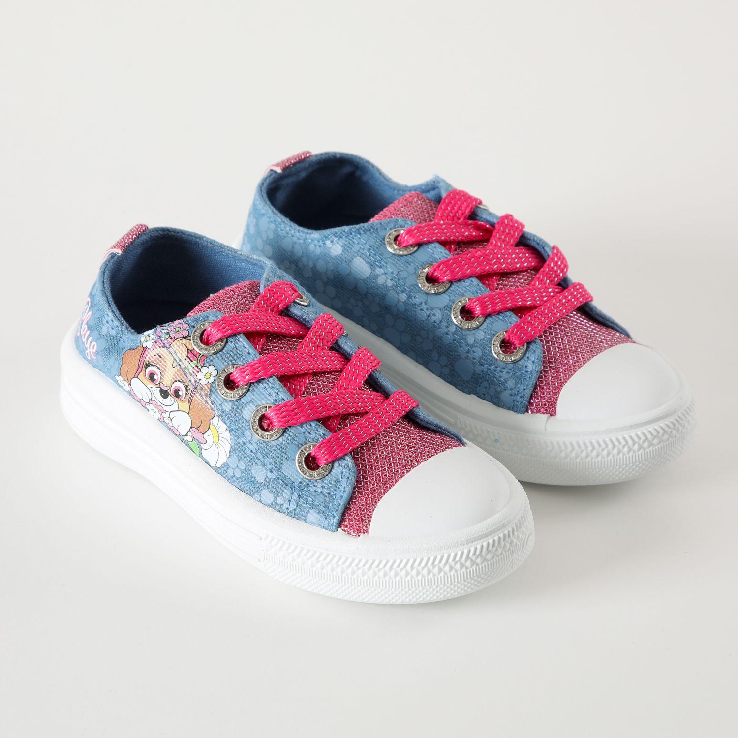 Zapatilla Lona Niña Skye Celeste Paw Patrol-1