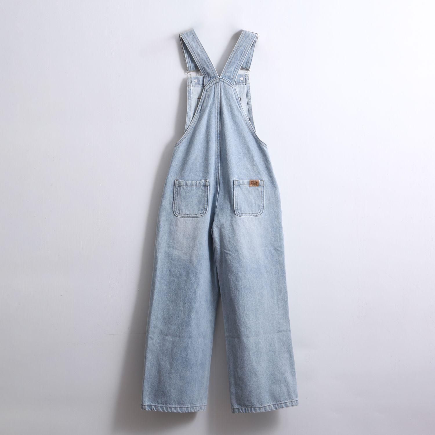 Jardinera Niña Denim Minnie Azul Disney-1