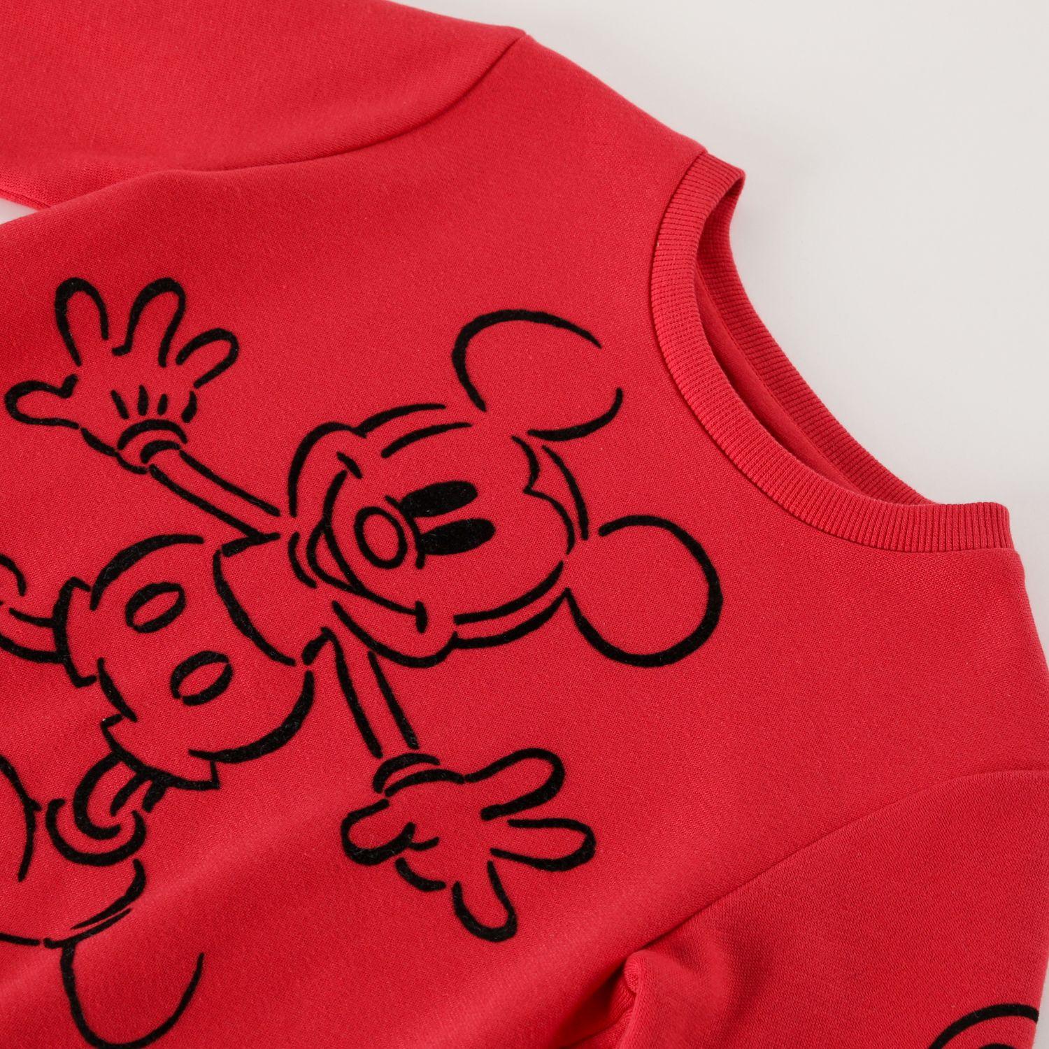 Poleron Cerrado Niño Mickey Current Mode Rojo Disney-1