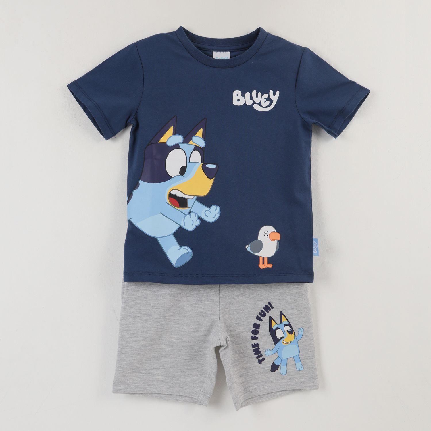 Conjunto Niño Azul Time For Fun Bluey-0