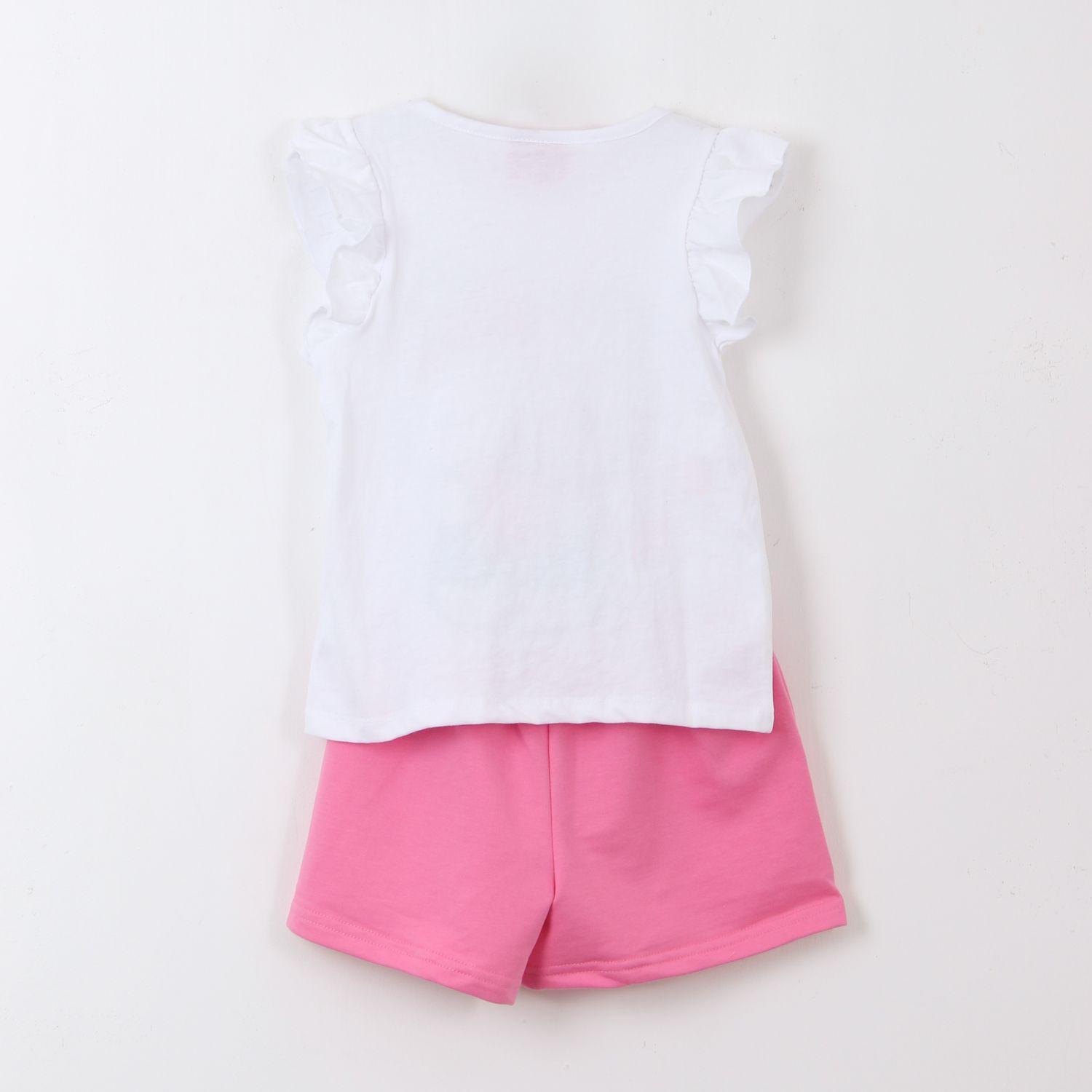 Conjunto Niña Blanco Corazón Hello Kitty-1