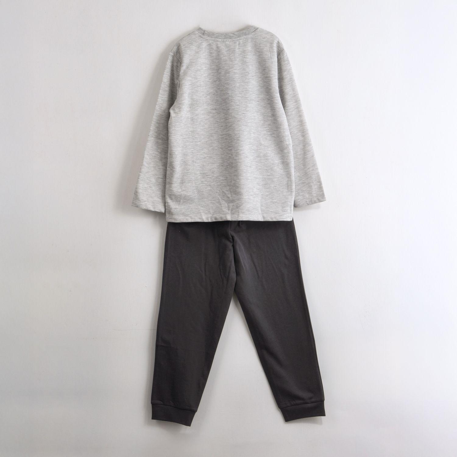 Pijama Manga Larga Niño Auto Gris Hot Wheels-1