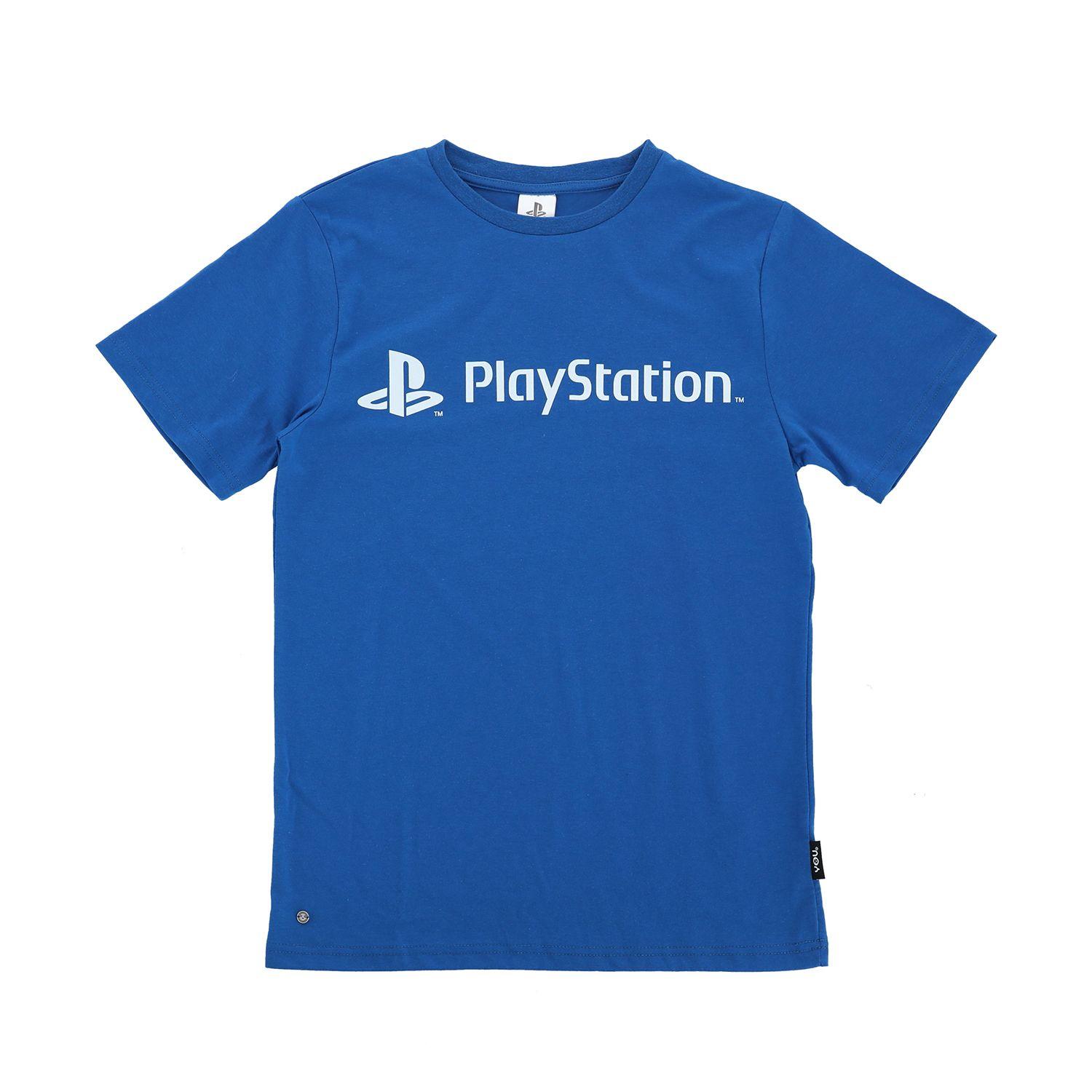 Polera Niño Azul Logo PlayStation-0